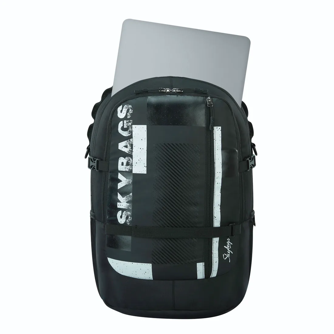 Skybags Campus Plus XL 02 Laptop Backpack Black - Image 7