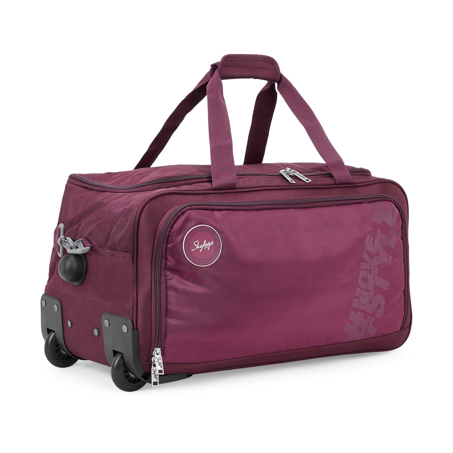 SKYBAGS CASPER DUFFLE LARGE CHECKIN LUGGAGE TROLLEY BAG RED - Image 3