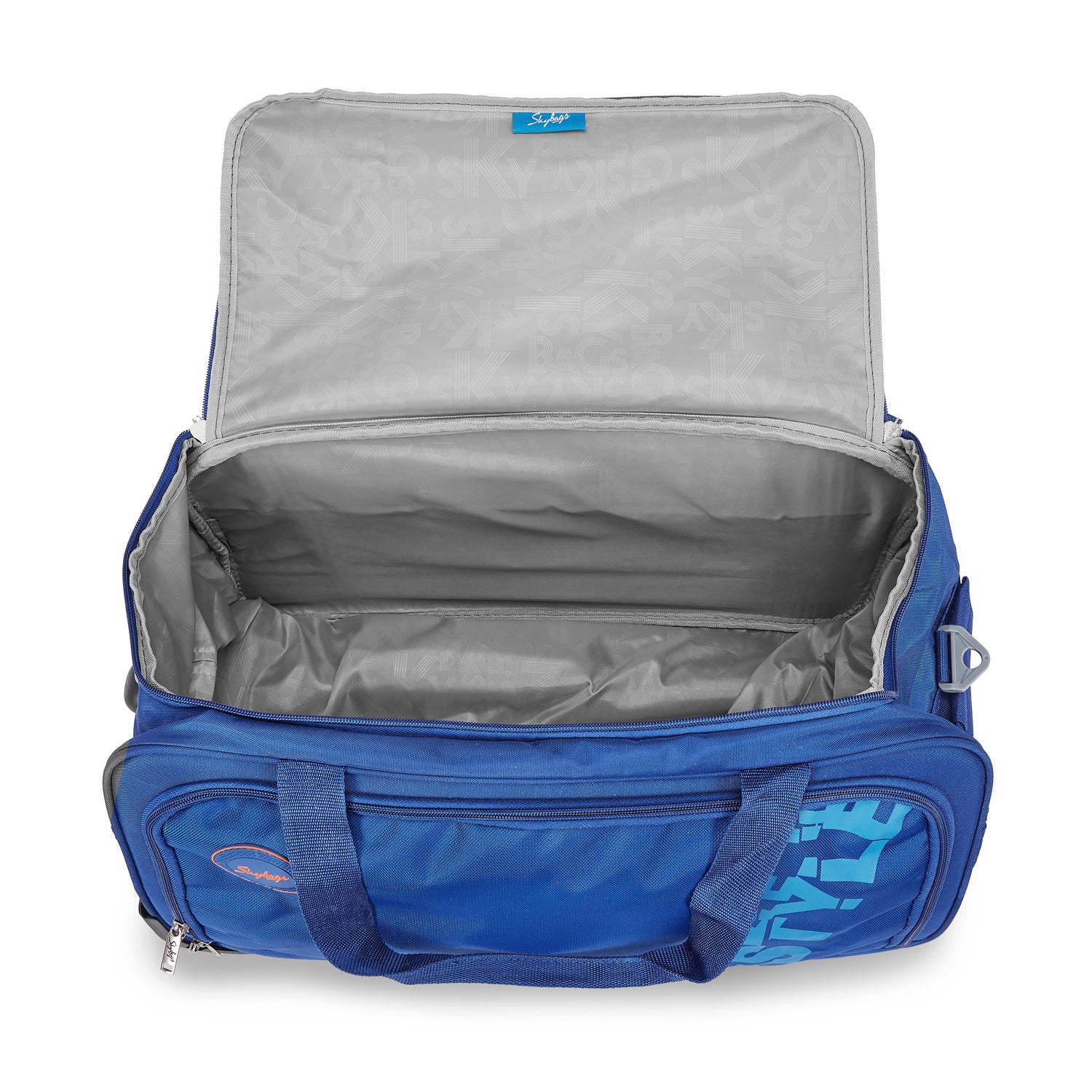 SKYBAGS CASPER DUFFLE LARGE CHECKIN LUGGAGE TROLLEY BAG ROYAL BLUE - Image 6