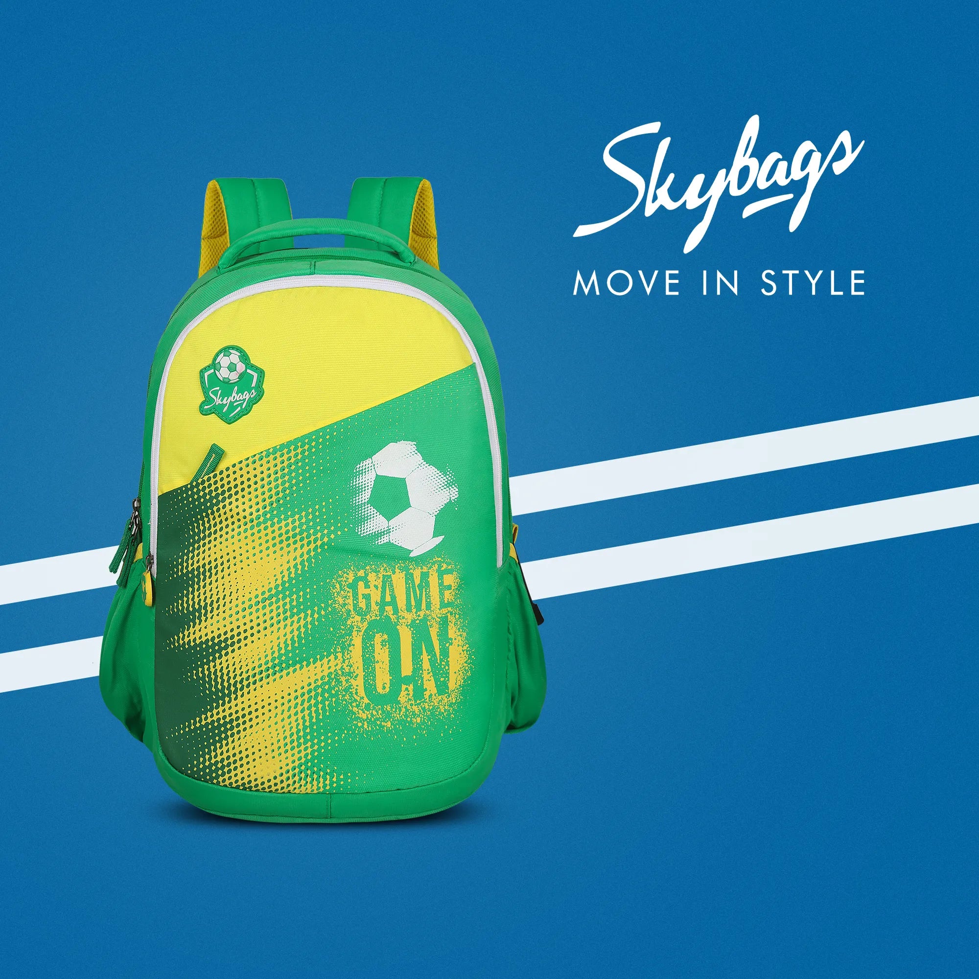 Skybags Chase School Backpack Green - Image 10