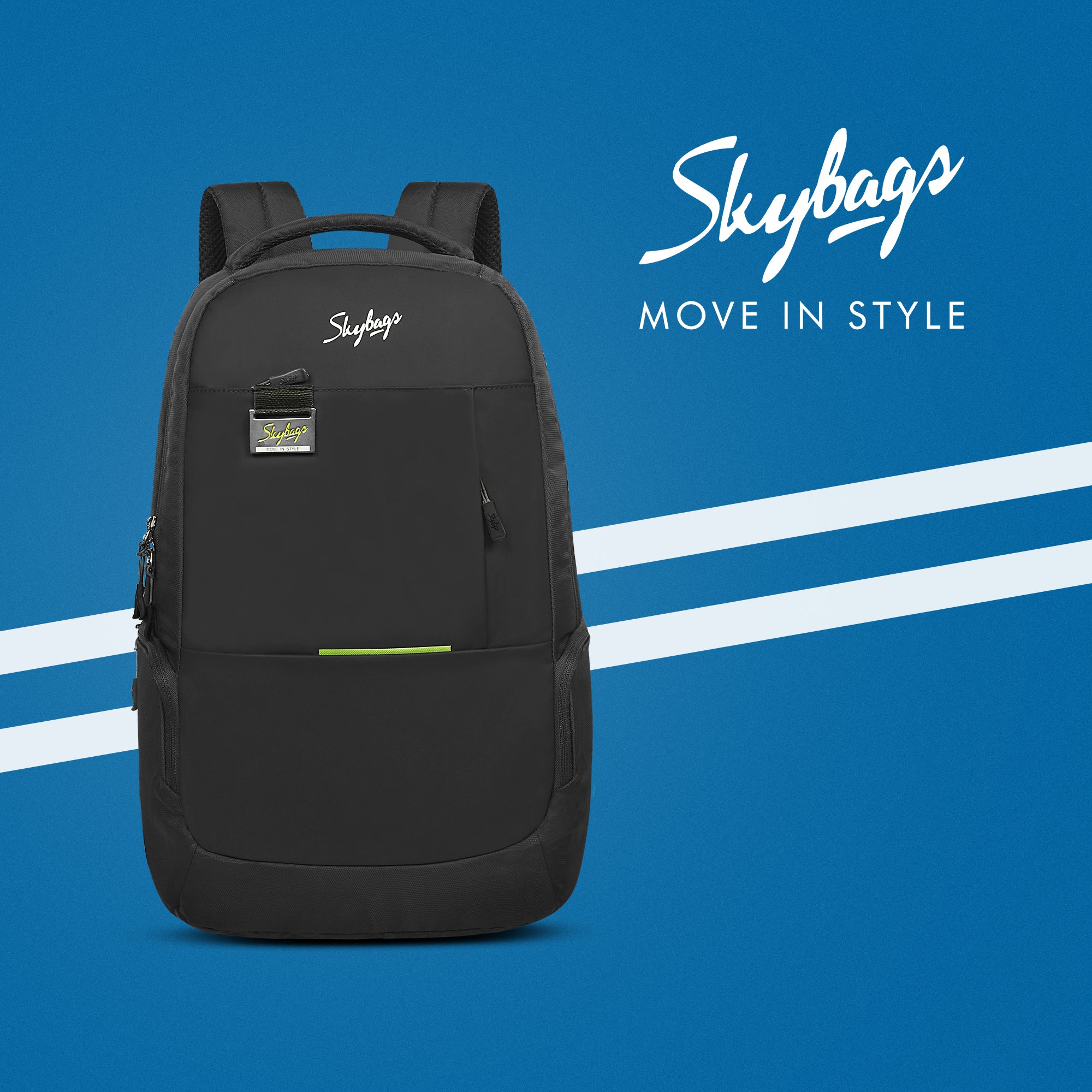 Skybags Chester Pro 02 Laptop Backpack Black - Image 10