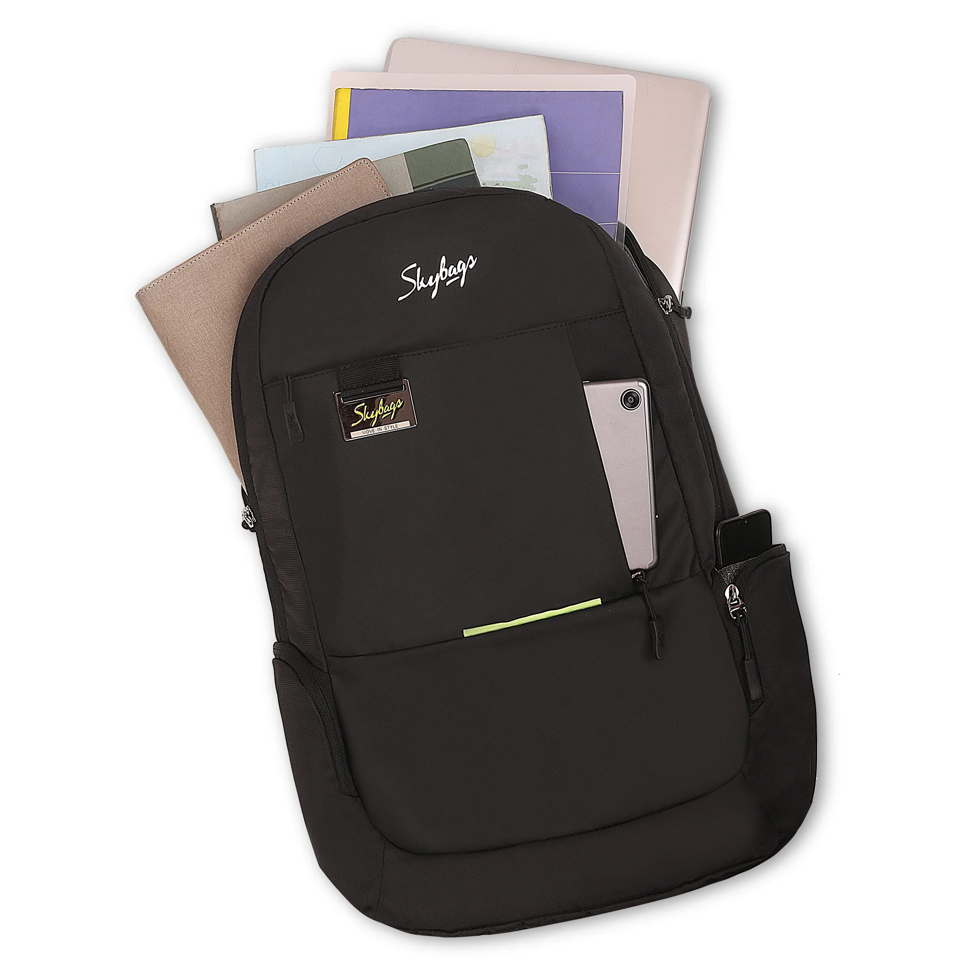 Skybags Chester Pro 02 Laptop Backpack Black - Image 11