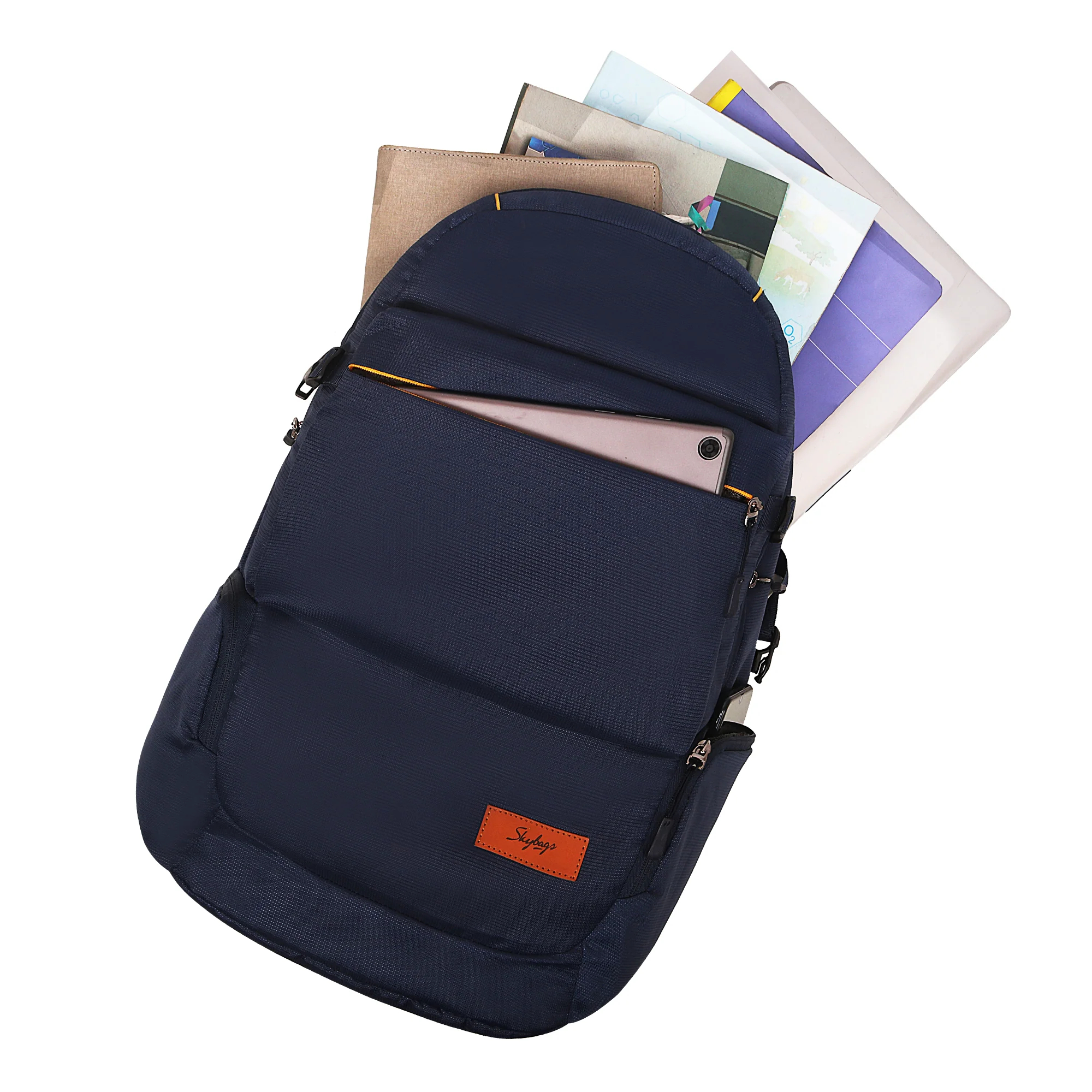 Skybags Chester Pro 03 Laptop Backpack Blue - Image 11