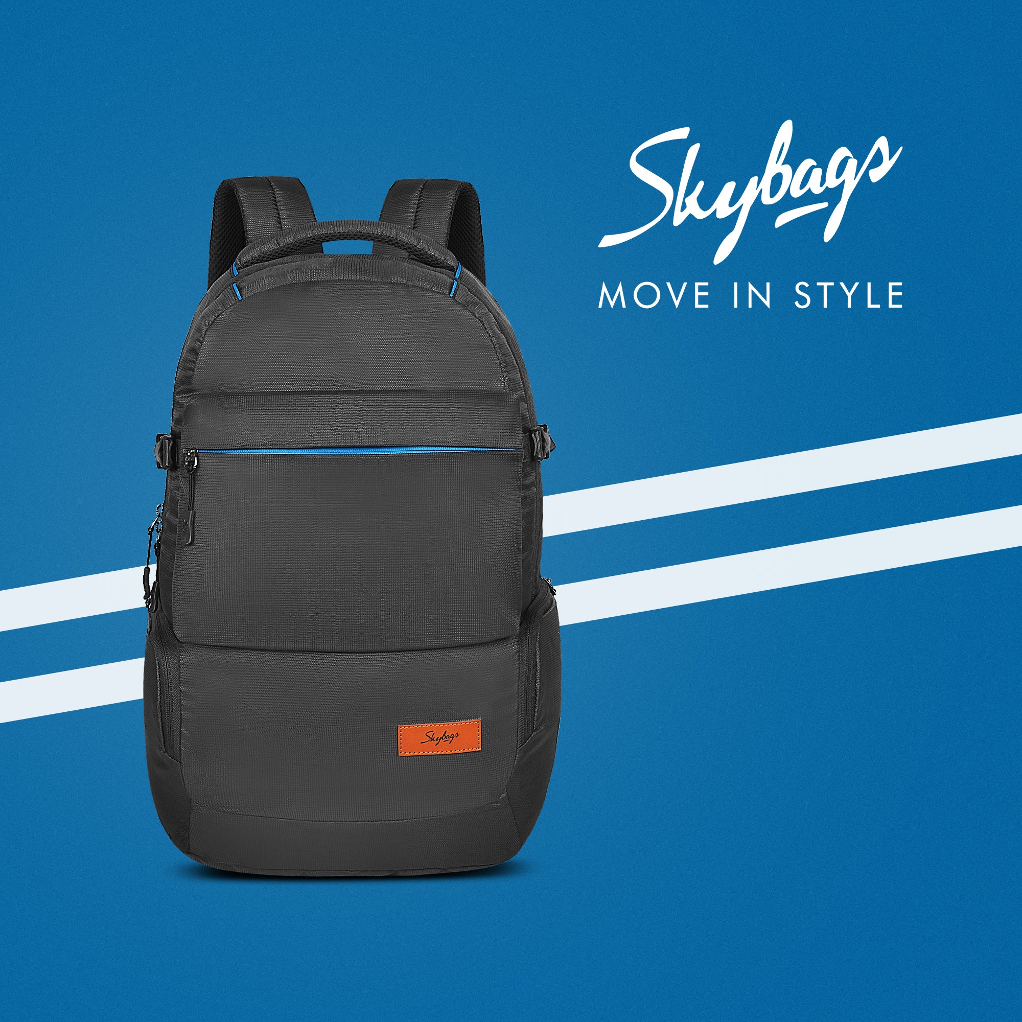 Skybags Chester Pro 03 Laptop Backpack Grey - Image 10