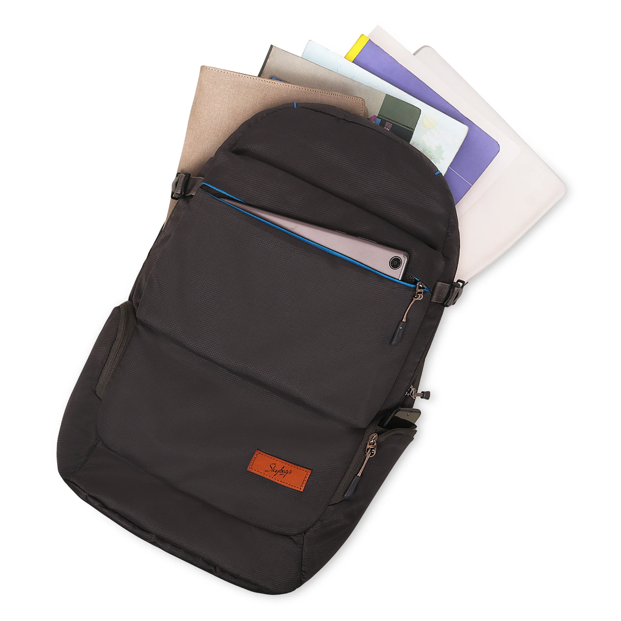 Skybags Chester Pro 03 Laptop Backpack Grey - Image 11