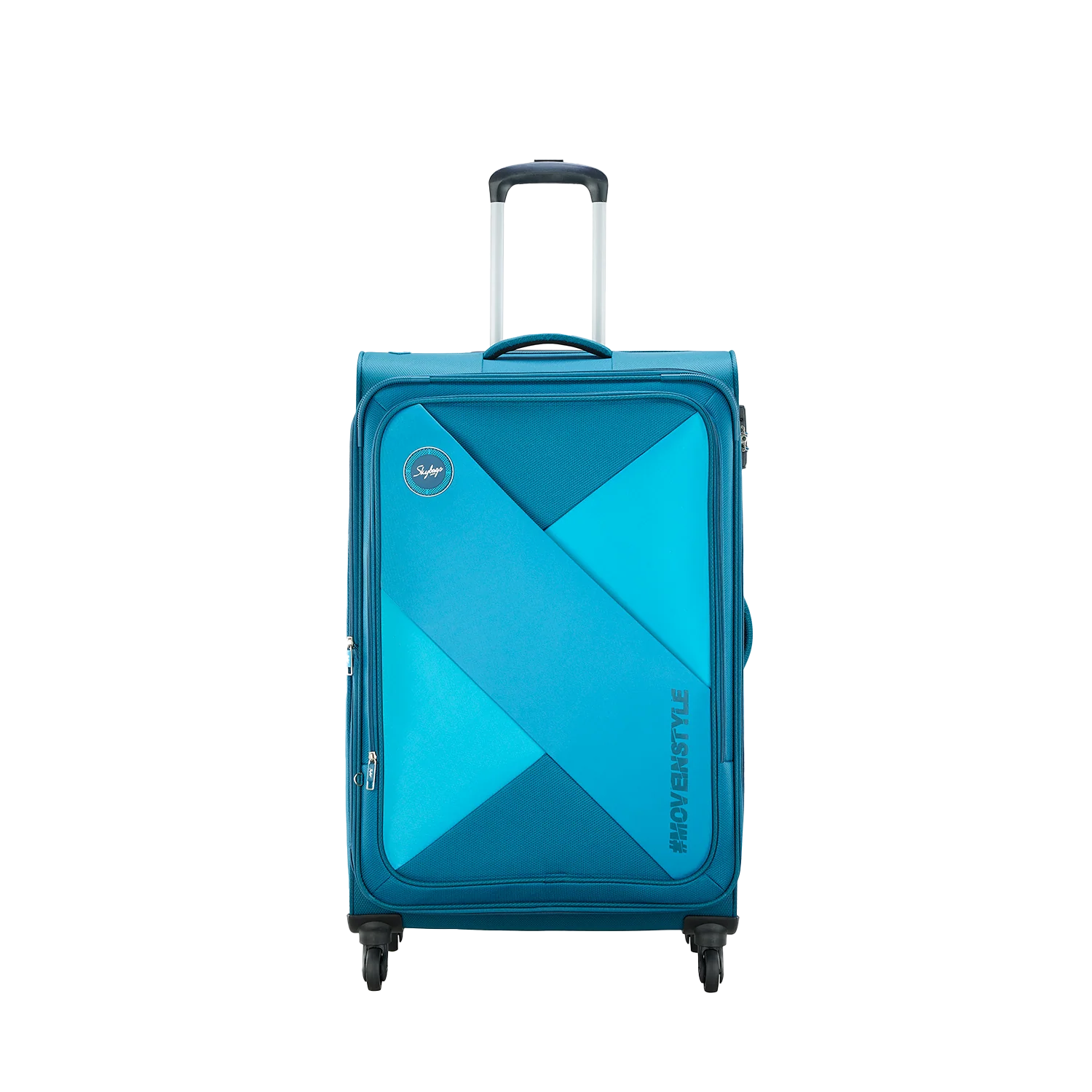 SKYBAGS CONVERGE PLUS SOFT CASE LUGGAGE TROLLEY BAG LIGHT BLUE - Image 2