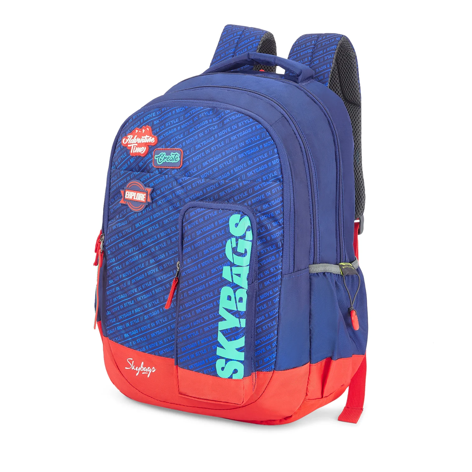 SKYBAGS DRIP NXT  01 BP WITH PENCIL POCKET BLUE