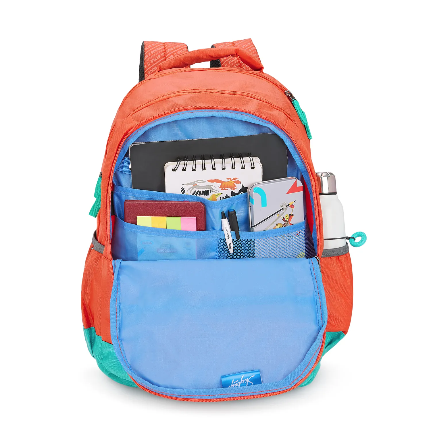SKYBAGS DRIP NXT 01 BP WITH PENCIL POCKET CORAL - Image 5