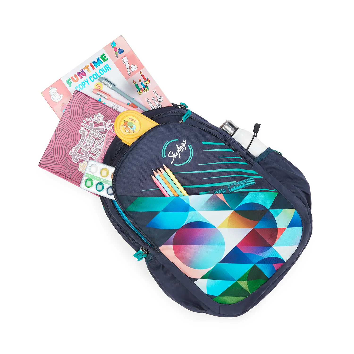 Skybags Drip Plus  05 Backpack Dark Navy - Image 8