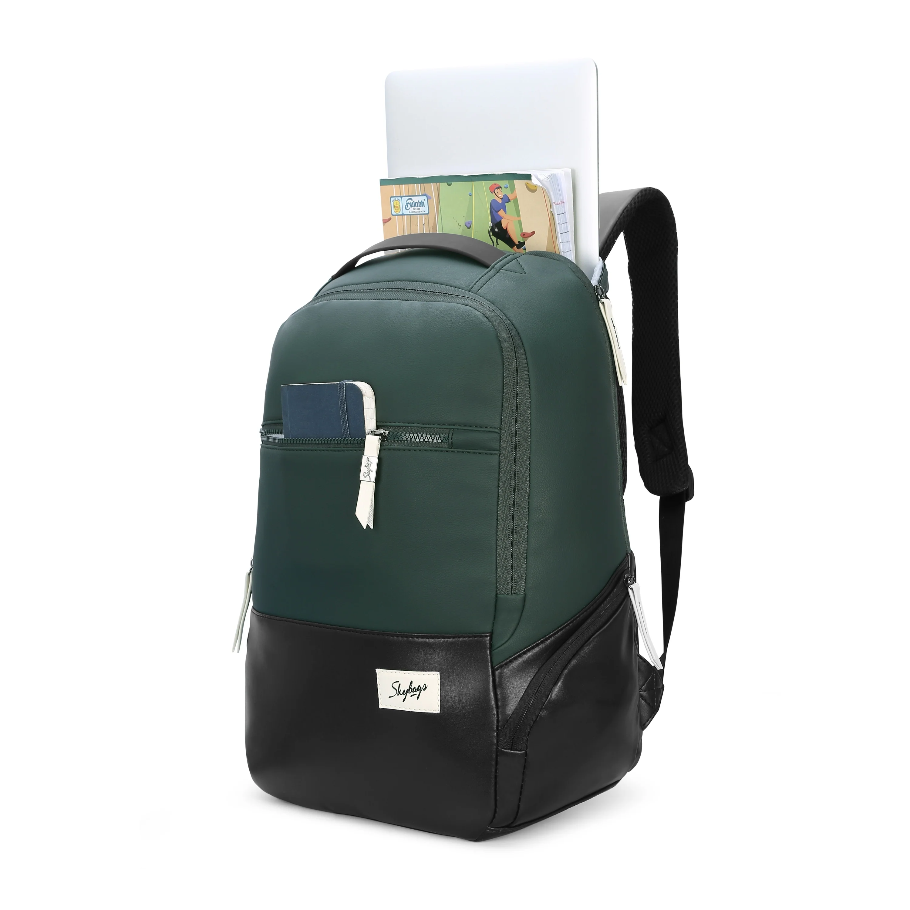 Skybags EKOH 01 LAPTOP BACKPACK GREEN - Image 8