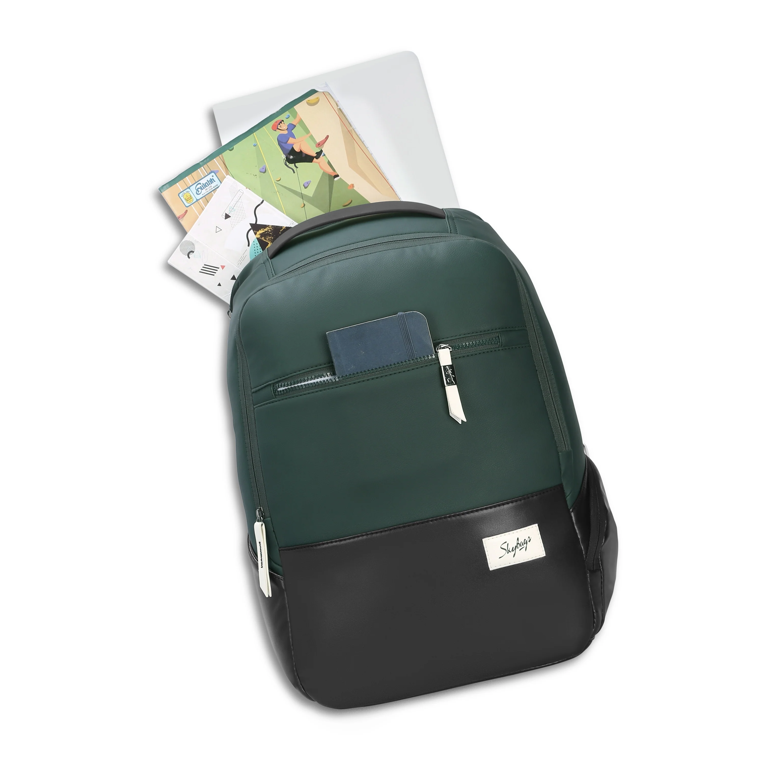 Skybags EKOH 01 LAPTOP BACKPACK GREEN - Image 9