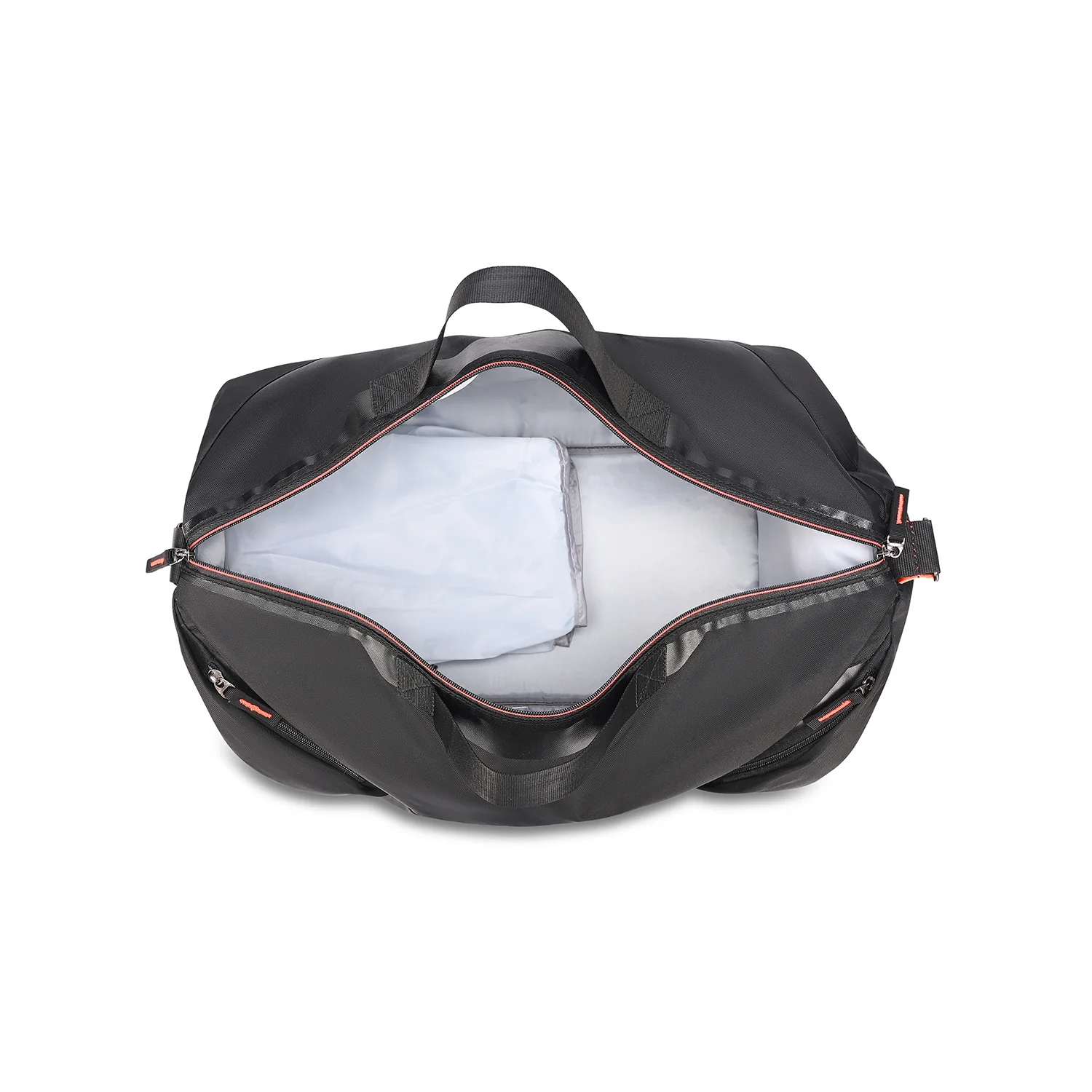 SKYBAGS ENDEAVR GYM DUFFLE BAG BLACK AND ORANGE - Image 8
