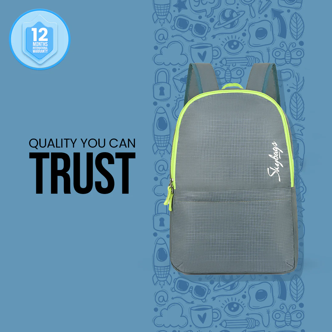 Skybags Flik O3 Daypack Grey - Image 5