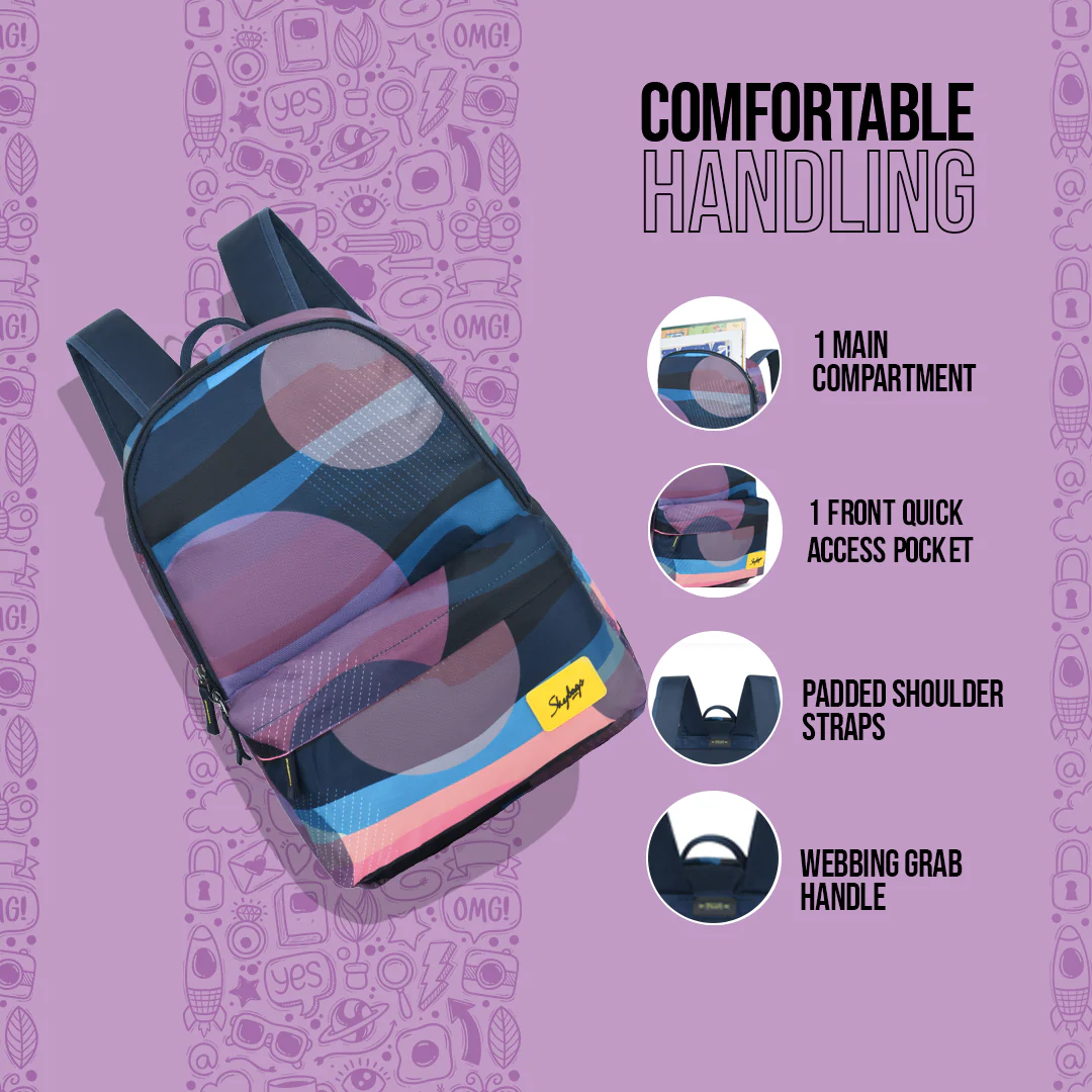 Skybags Flik O4 Daypack PPL Blue - Image 3