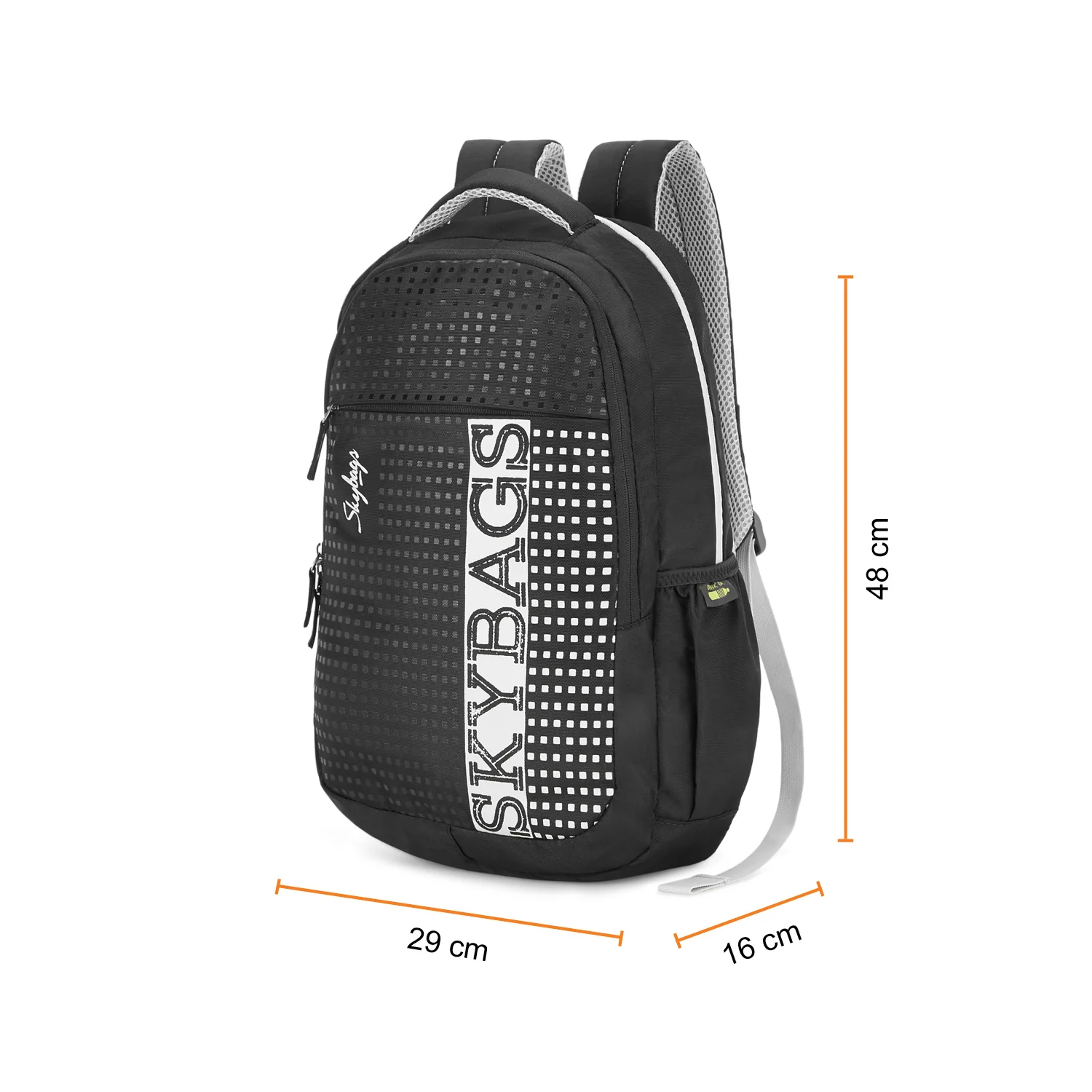 Skybags Fuse 27L Backpack Black - Image 9