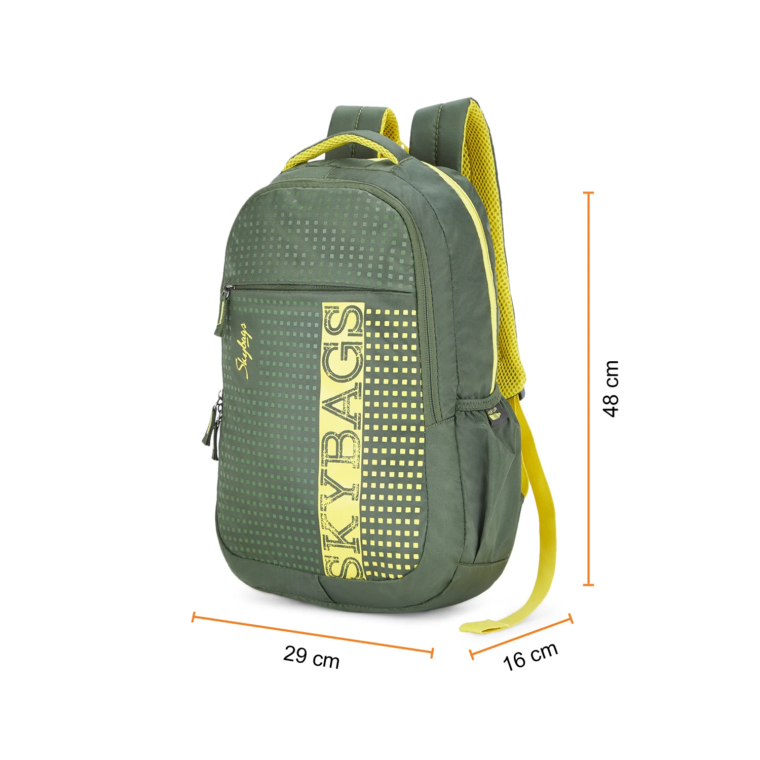 Skybags Fuse 27L Backpack Green - Image 10