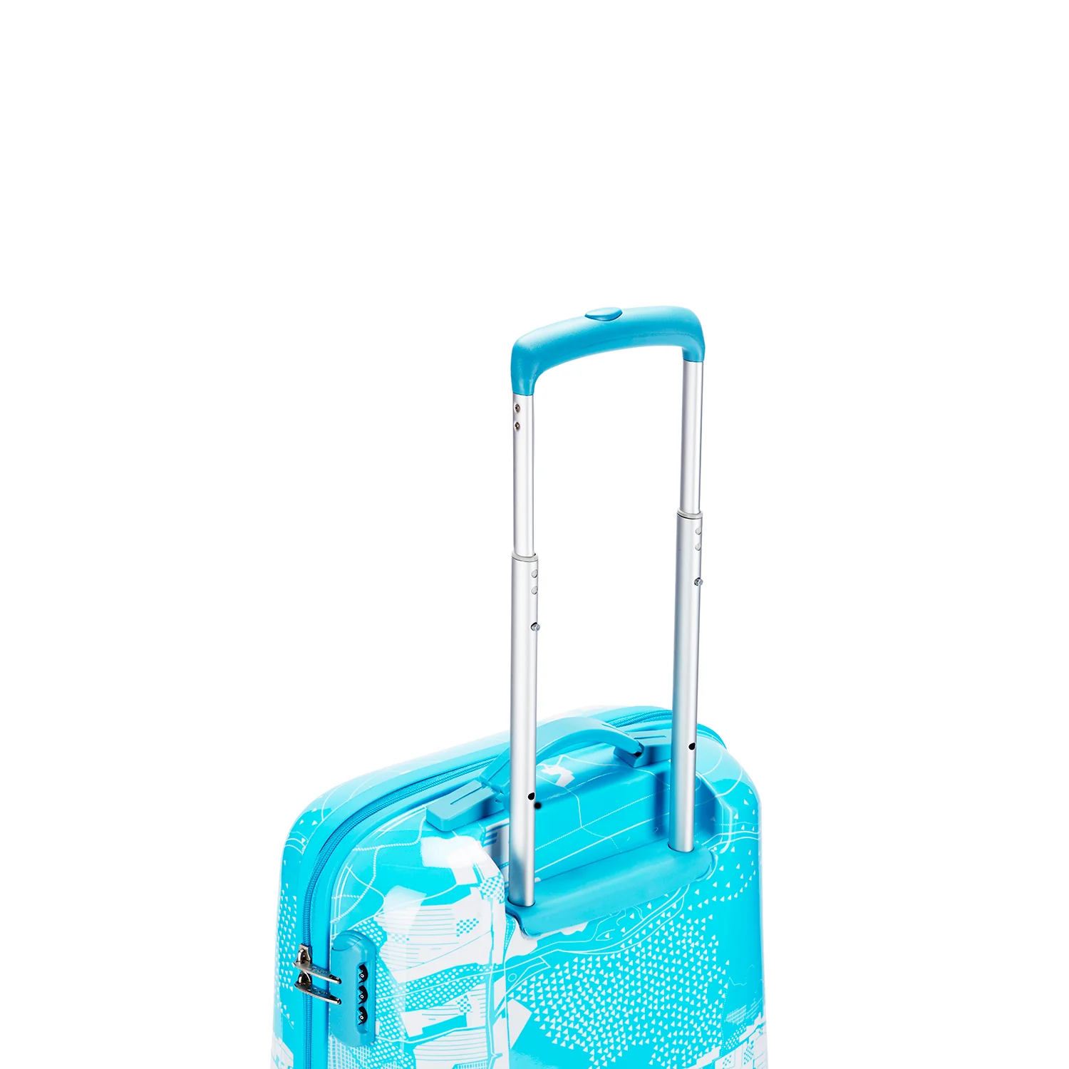 SKYBAGS GLOBERUNNER HARD CASE LUGGAGE TROLLEY BAG LIGHT BLUE - Image 10