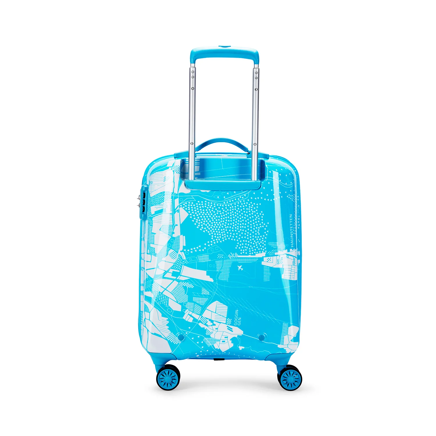 SKYBAGS GLOBERUNNER HARD CASE LUGGAGE TROLLEY BAG LIGHT BLUE - Image 3