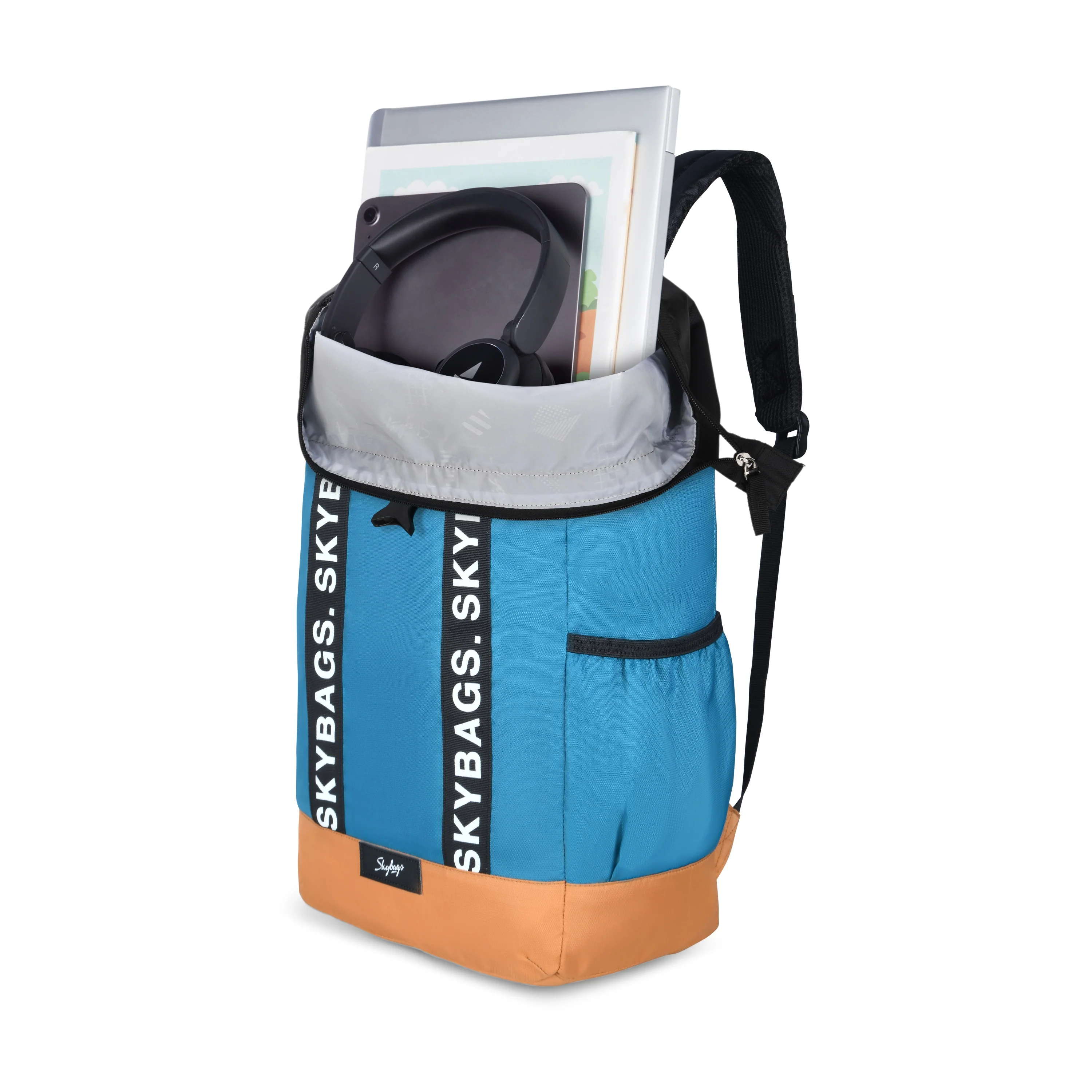Skybags GRAD PLUS 01 LAPTOP BACKPACK TEAL - Image 8