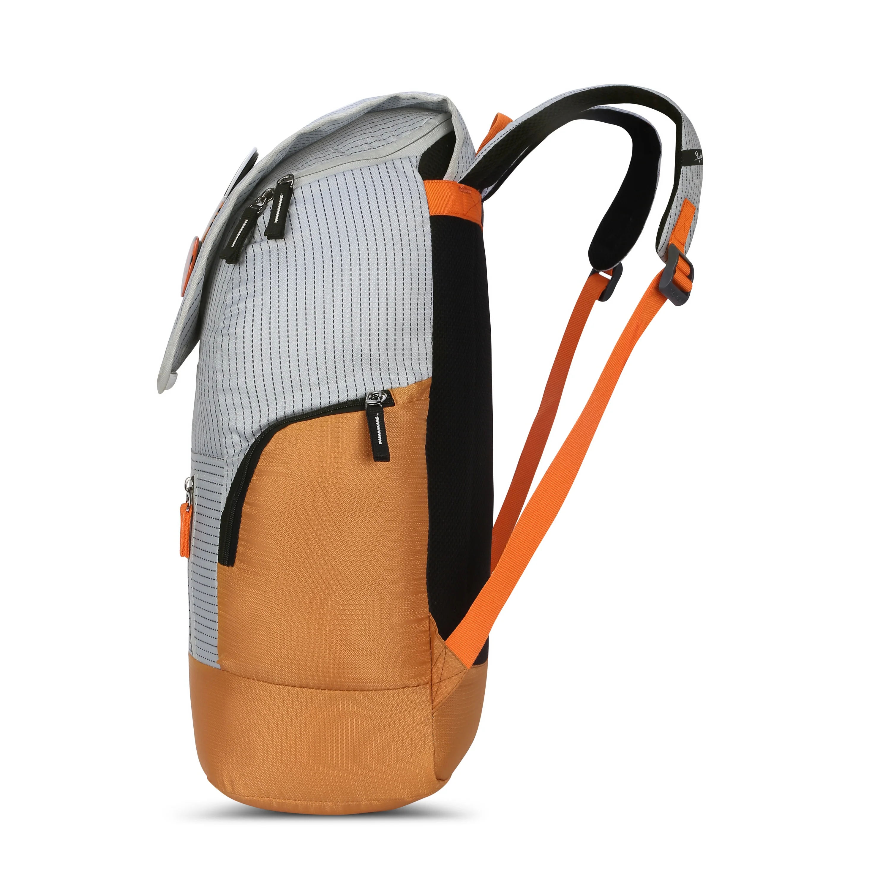 Skybags GRAD PRO 01 LAPTOP BACKPACK BROWN GREY - Image 5