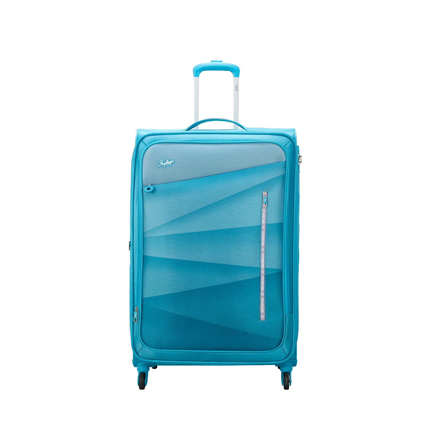 SKYBAGS GRADIENT SOFT CASE LUGGAGE TROLLEY BAG TEAL - Image 11