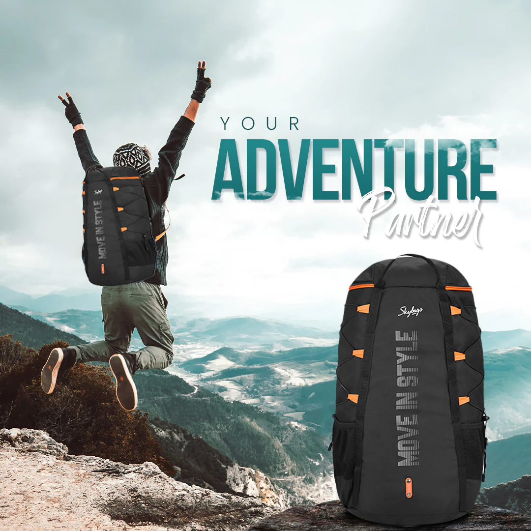 Skybags Hawk 01 Rucksack 45L Black - Image 5