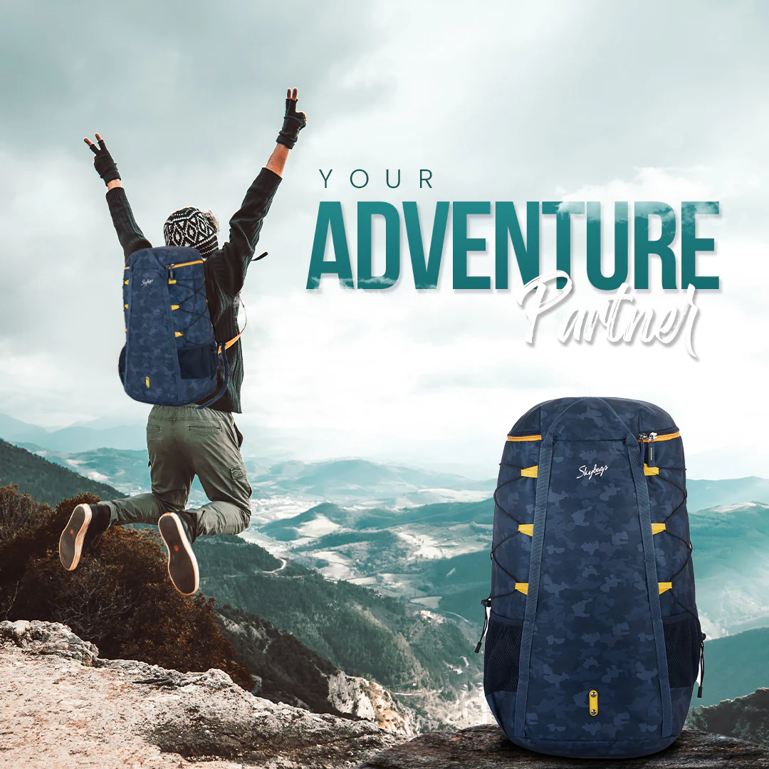 Skybags Hawk 01 Rucksack 45L Blue - Image 5
