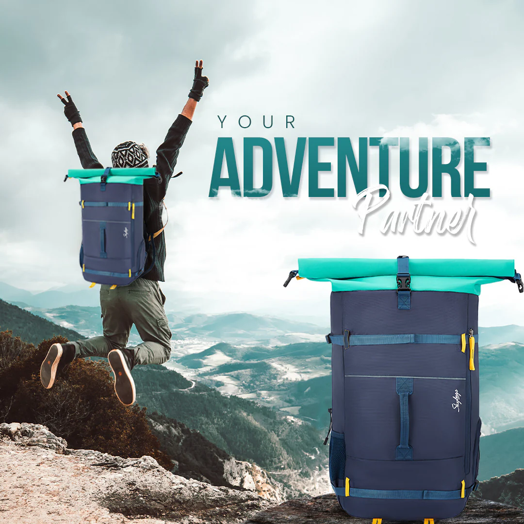 Skybags Hawk 02 Rucksack 60L Teal - Image 5