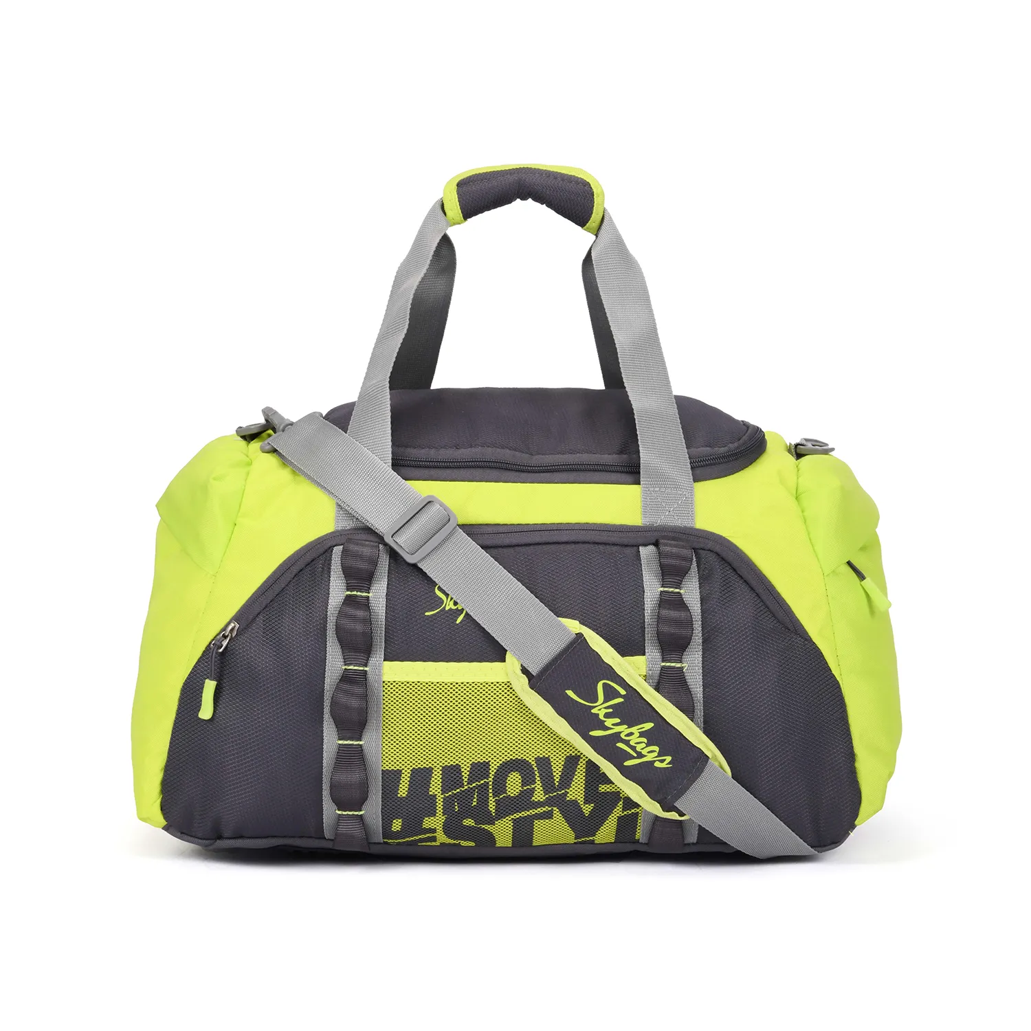 SKYBAGS HUSTLE GYM DUFFLE BAG LIGHT GREEN - Image 3