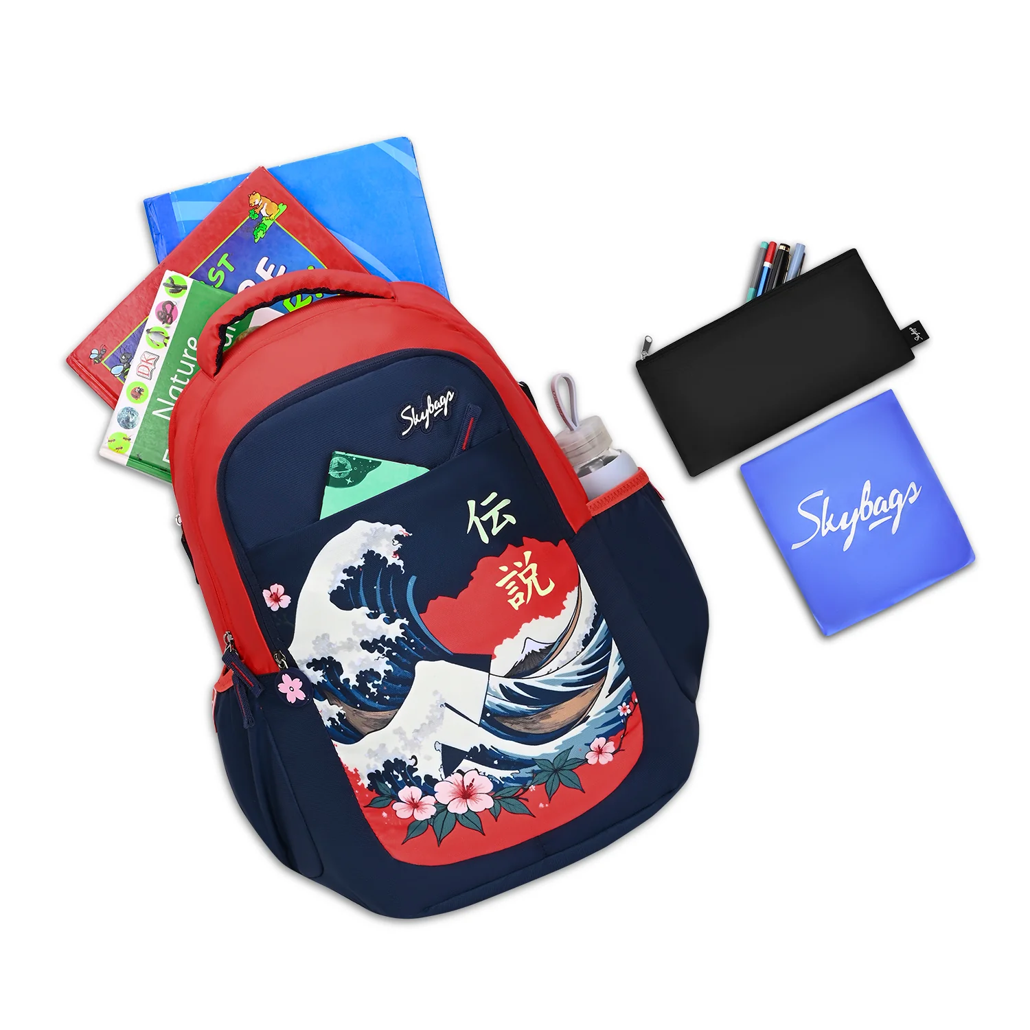 KENSHI GREAT WAVE RED & NAVY - Image 7
