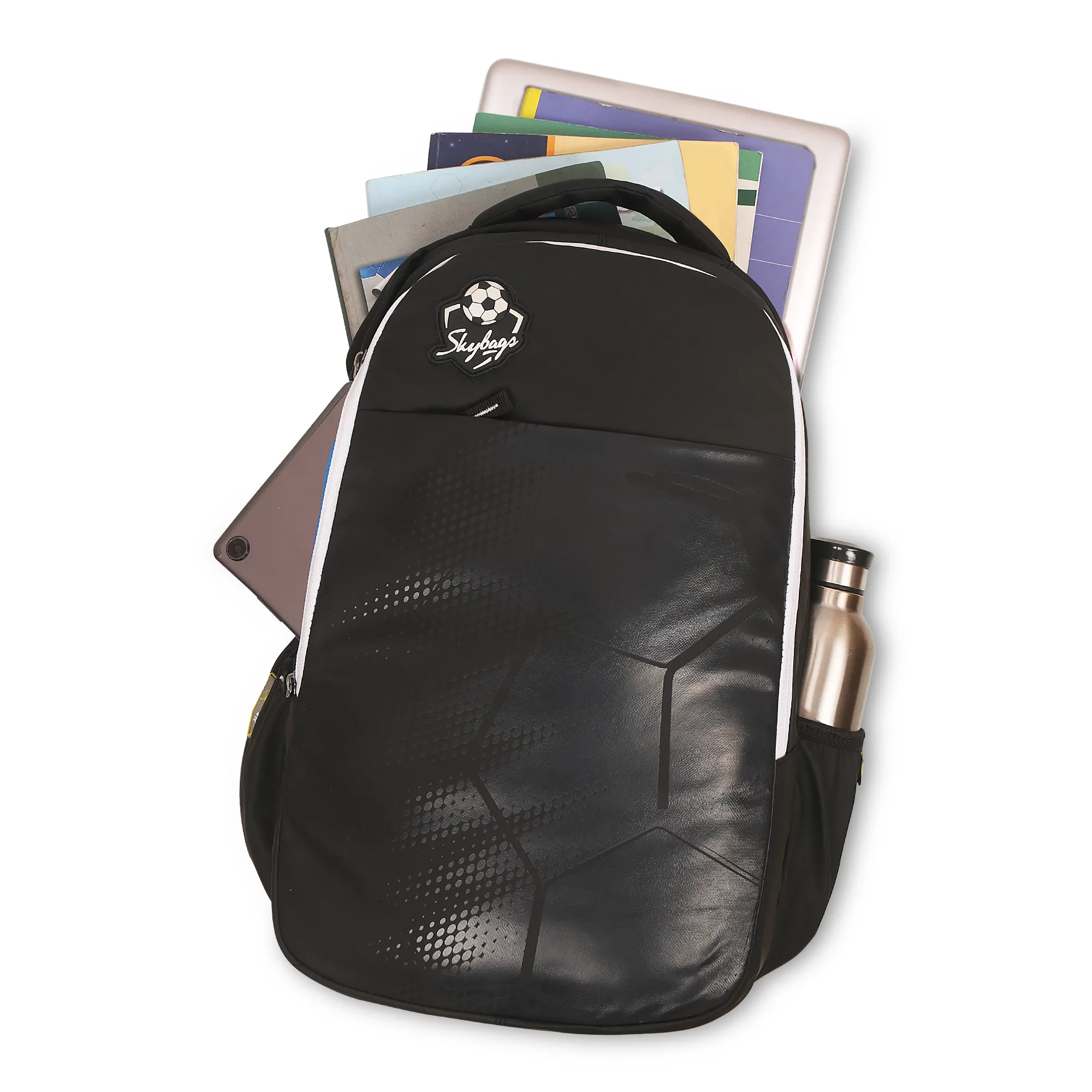 Skybags Kick 01 laptop Backpack Black - Image 12