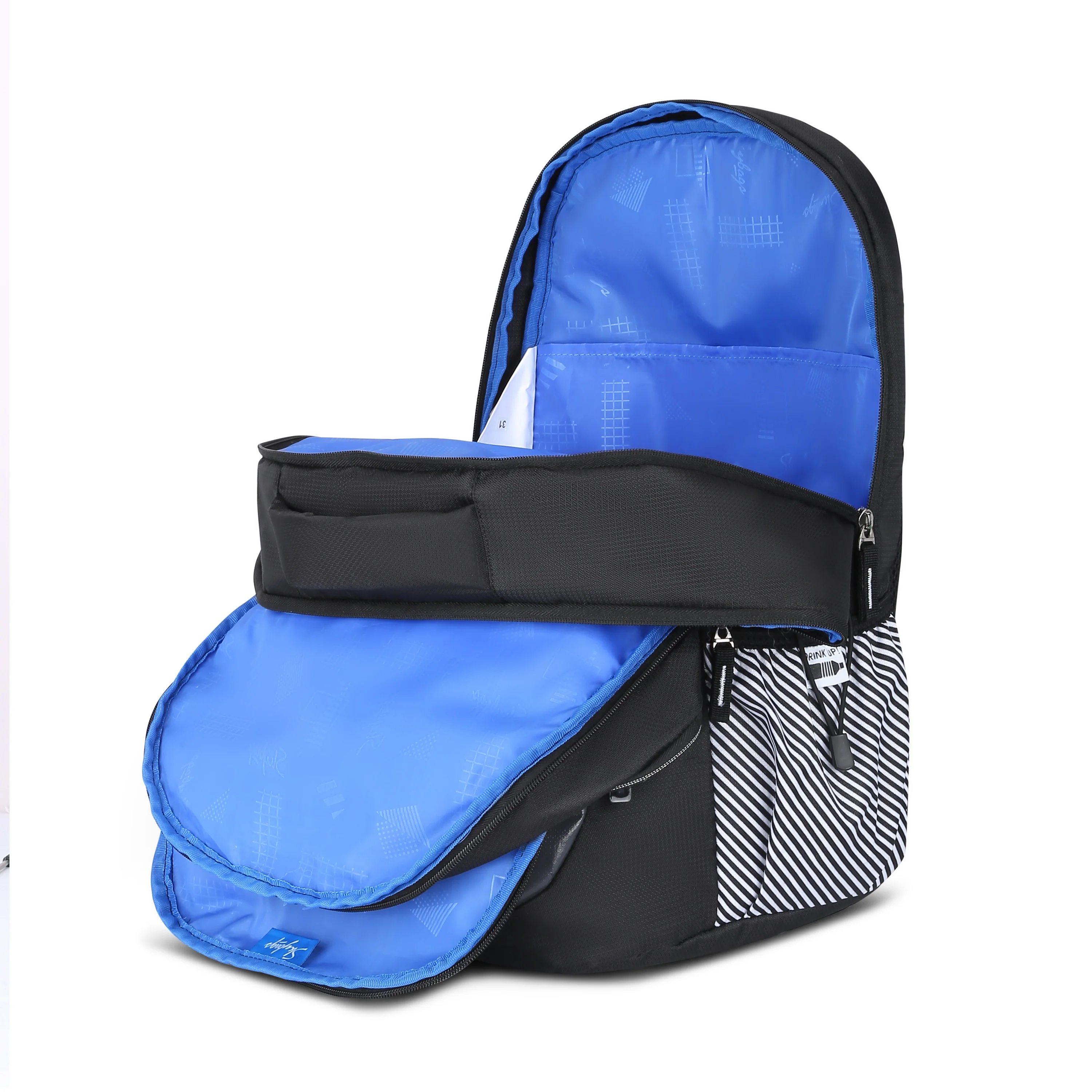 Skybags KLAN 03  SCHOOL BACKPACK BLACK - Image 9