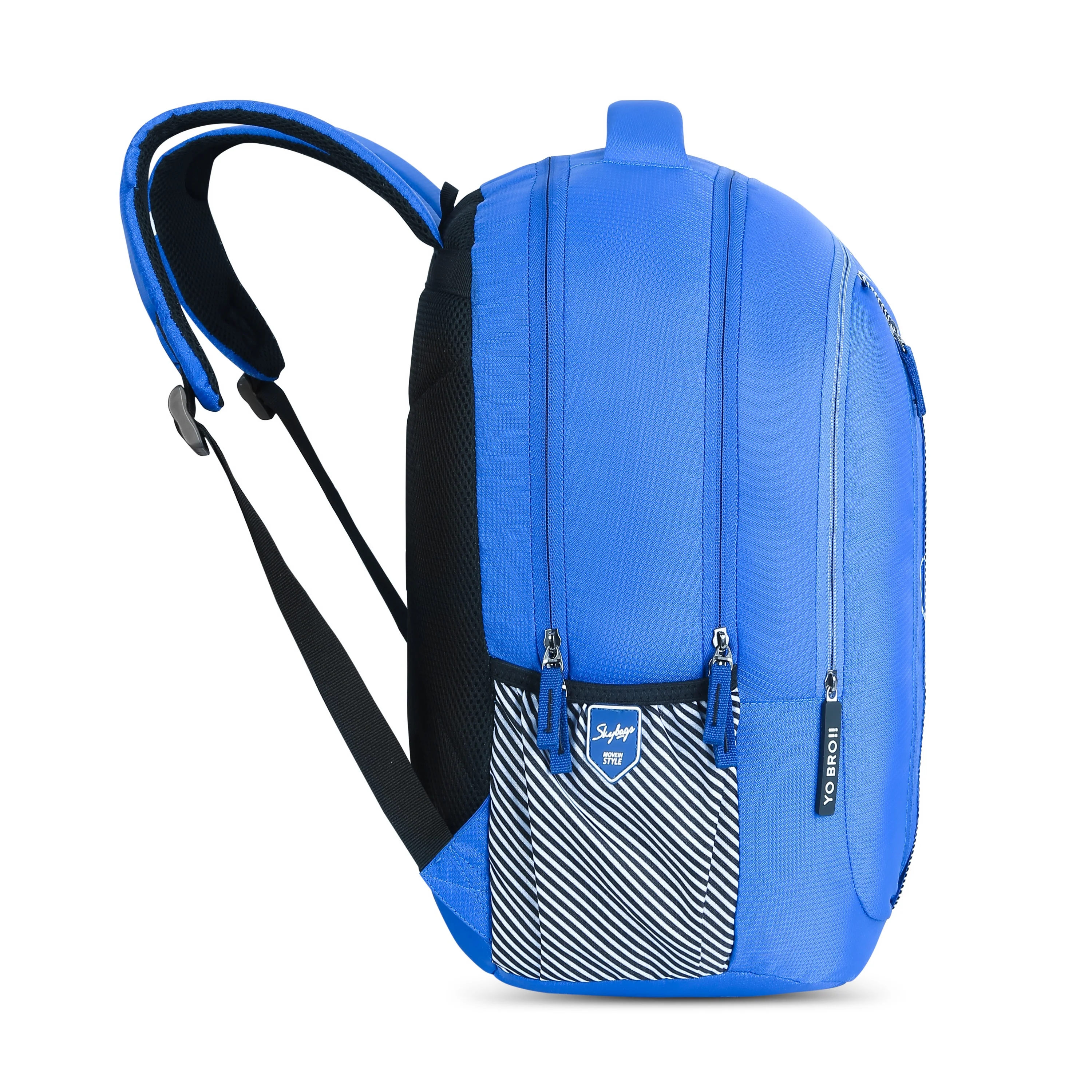 Skybags KLAN 04 SCHOOL BACKPACK BLUE - Image 4
