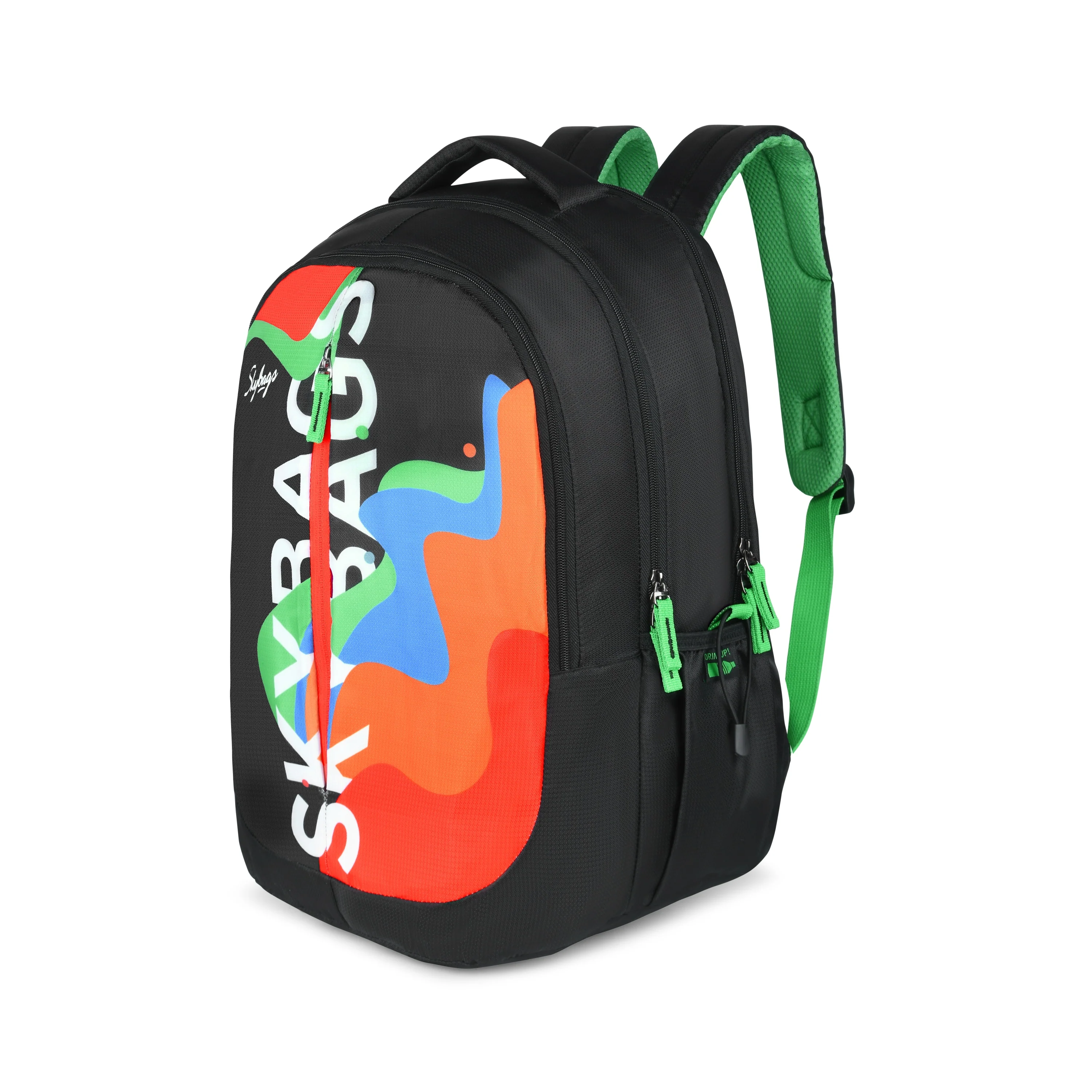 Skybags KLAN 05  SCHOOL BACKPACK BLACK - Image 2