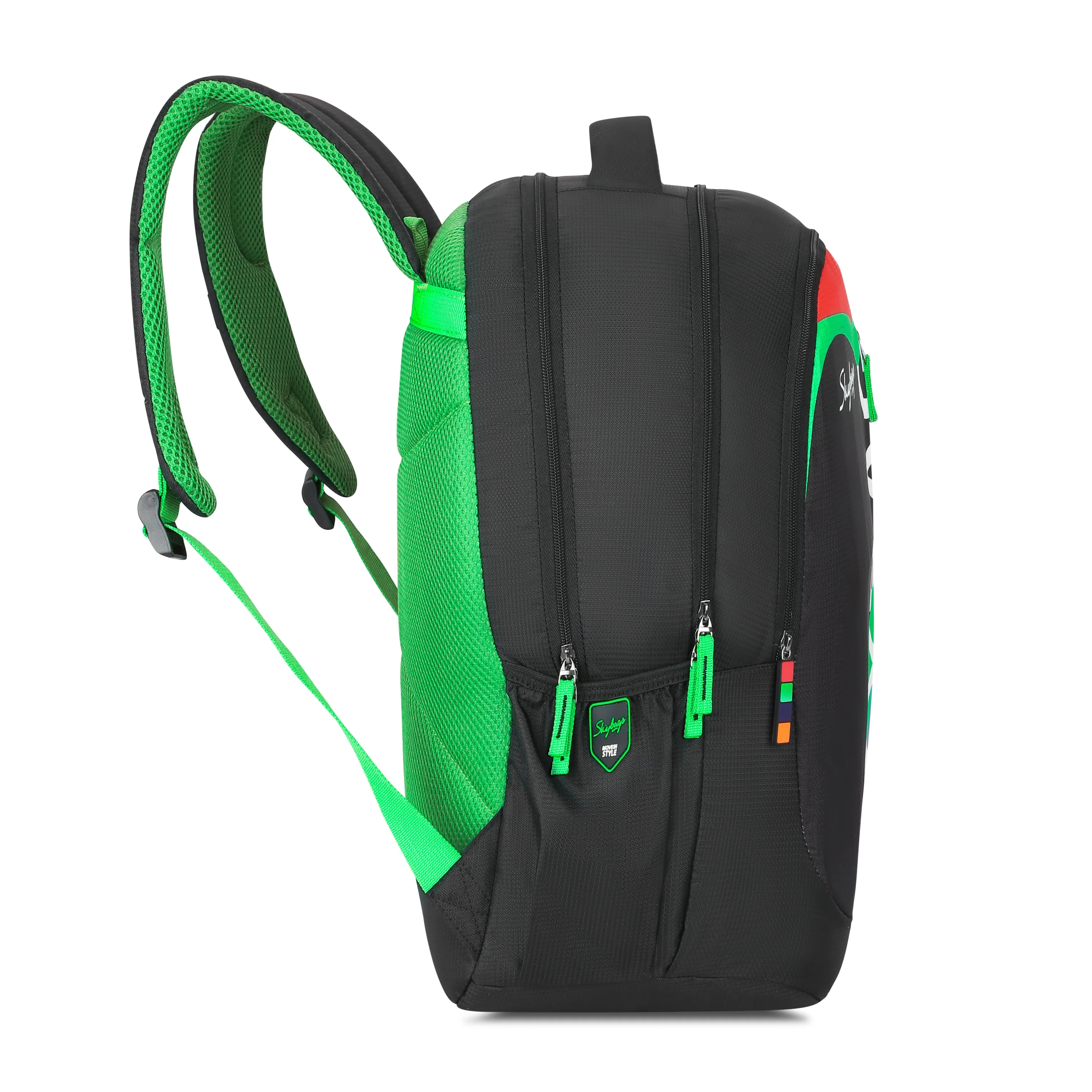 Skybags KLAN 05  SCHOOL BACKPACK BLACK - Image 4