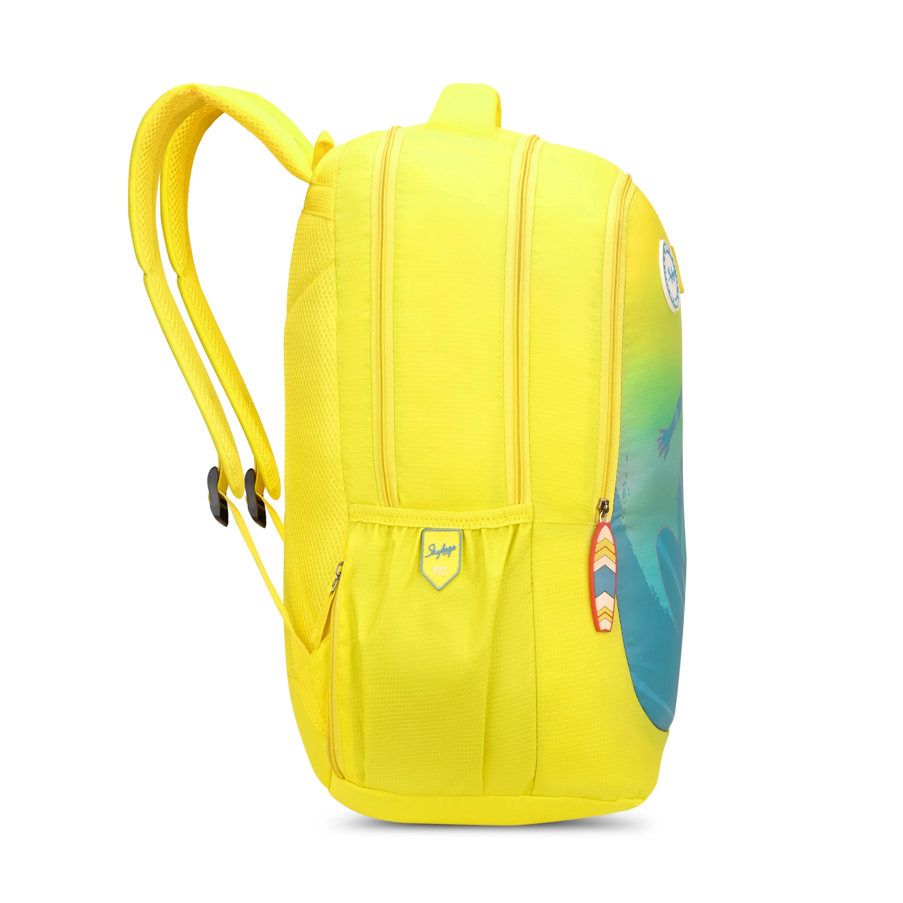 Skybags KLAN PLUS 03 SCHOOL BACKPACK YELLOW - Image 5