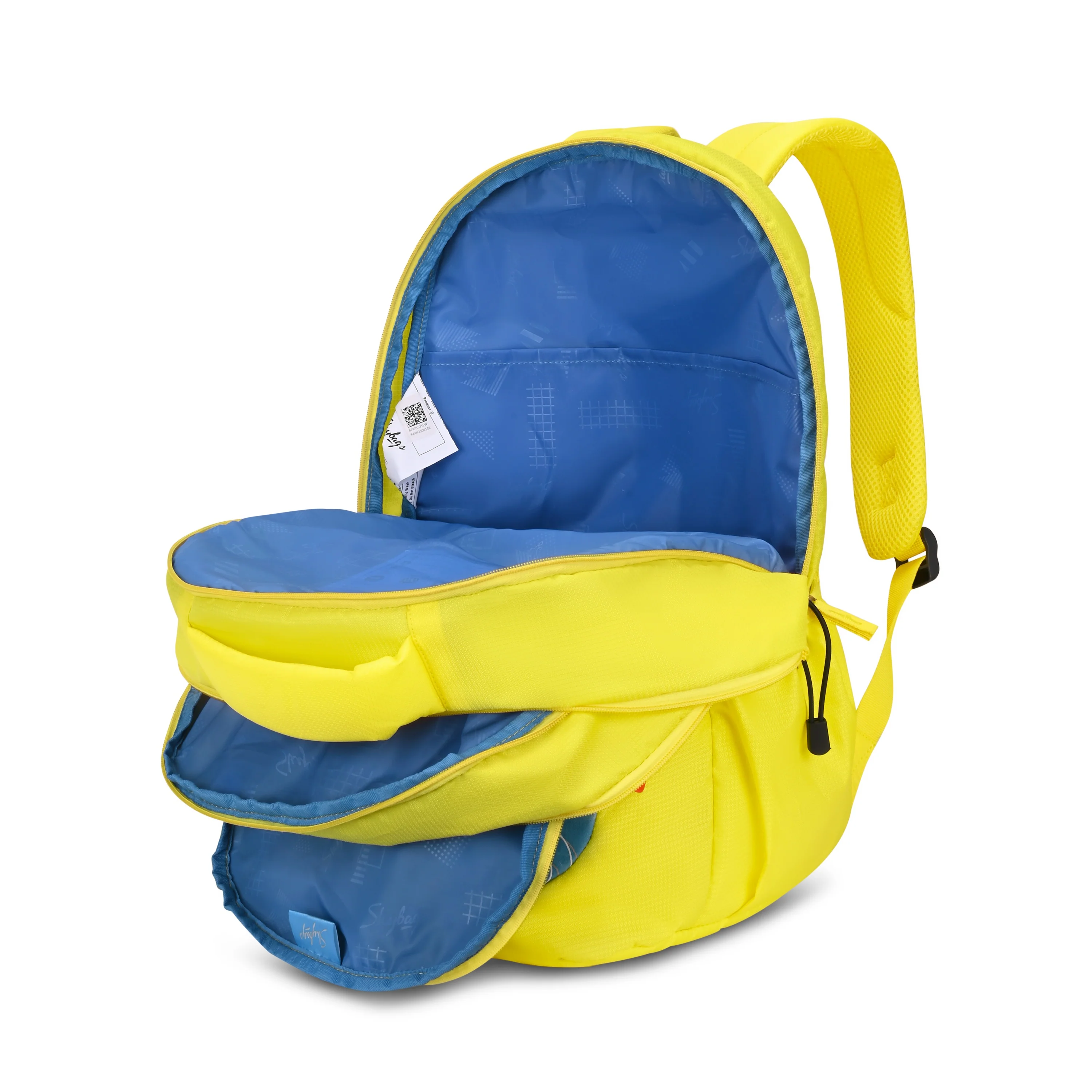 Skybags KLAN PLUS 03 SCHOOL BACKPACK YELLOW - Image 9