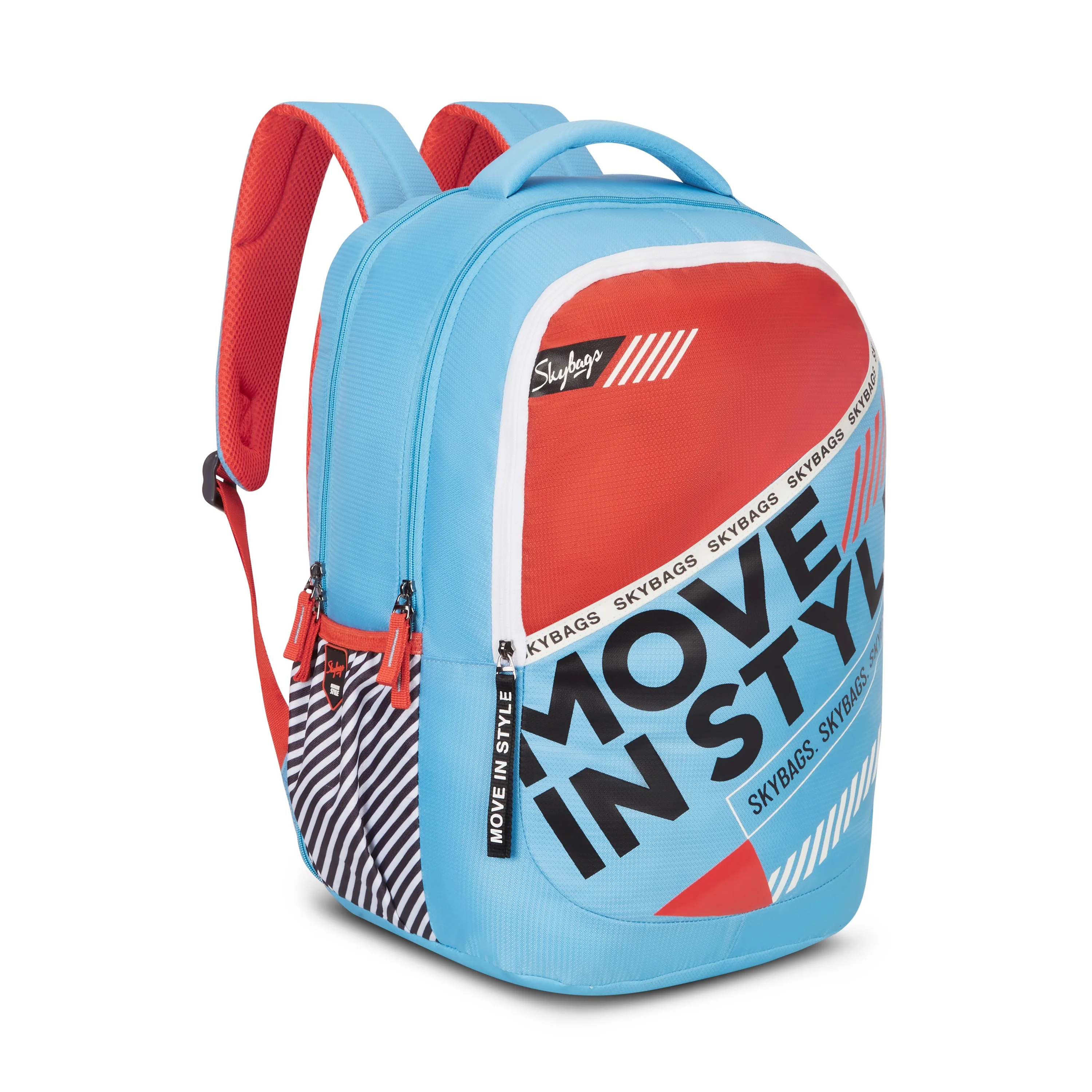 Skybags KLAN PLUS 05 SCHOOL BACKPACK SKYBLUE - Image 3