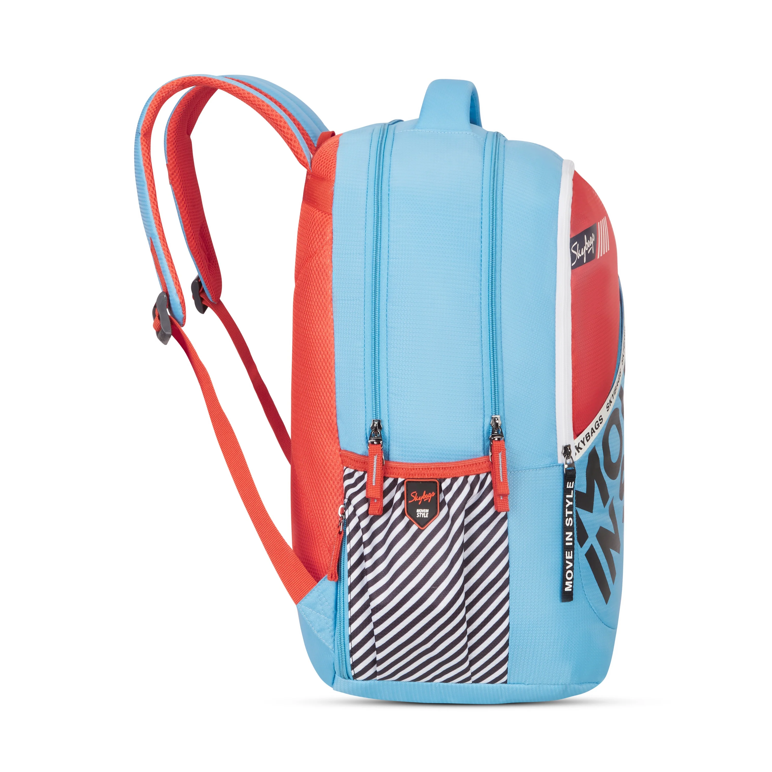 Skybags KLAN PLUS 05 SCHOOL BACKPACK SKYBLUE - Image 4