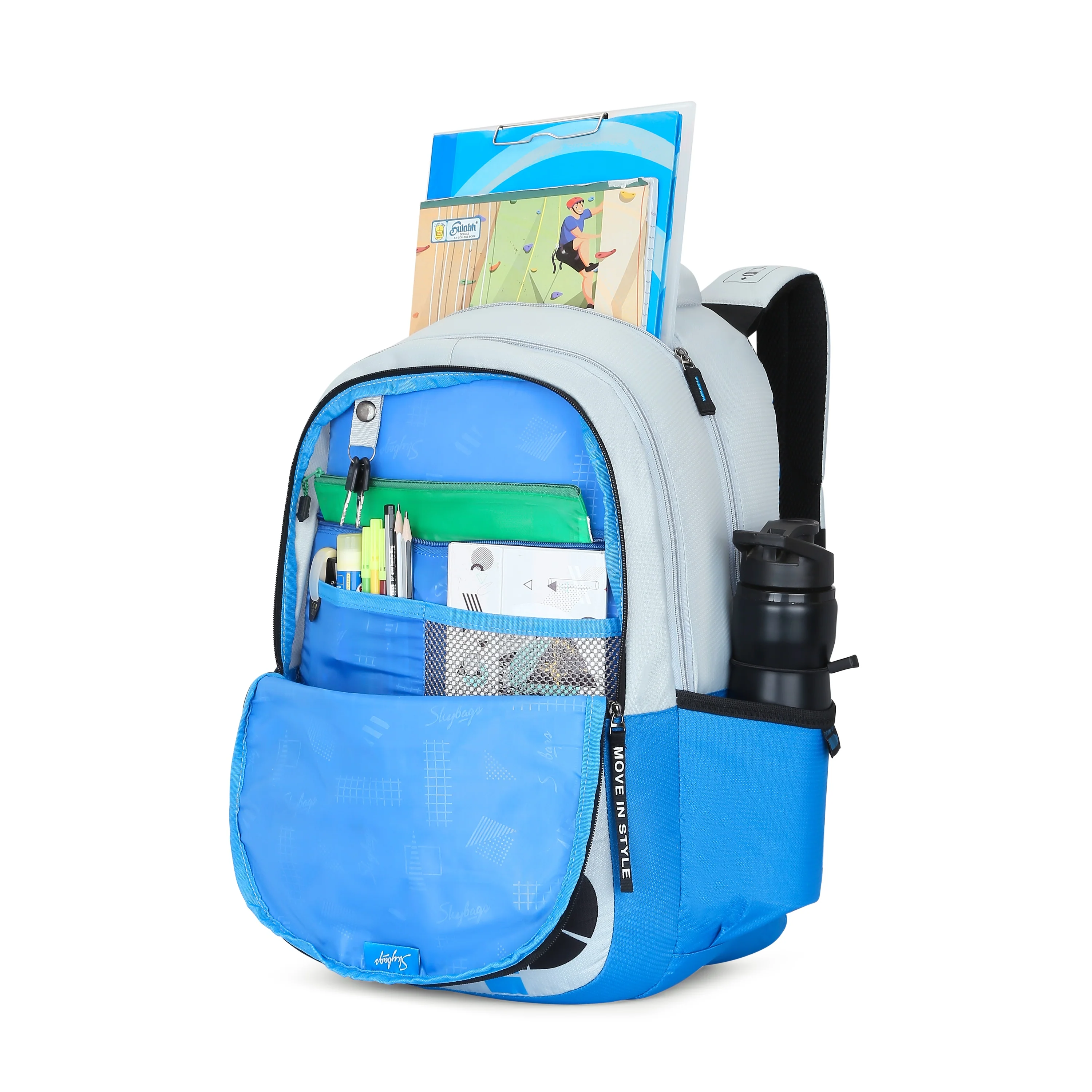Skybags MAZE PRO 02  SCHOOL BACKPACK - Image 8