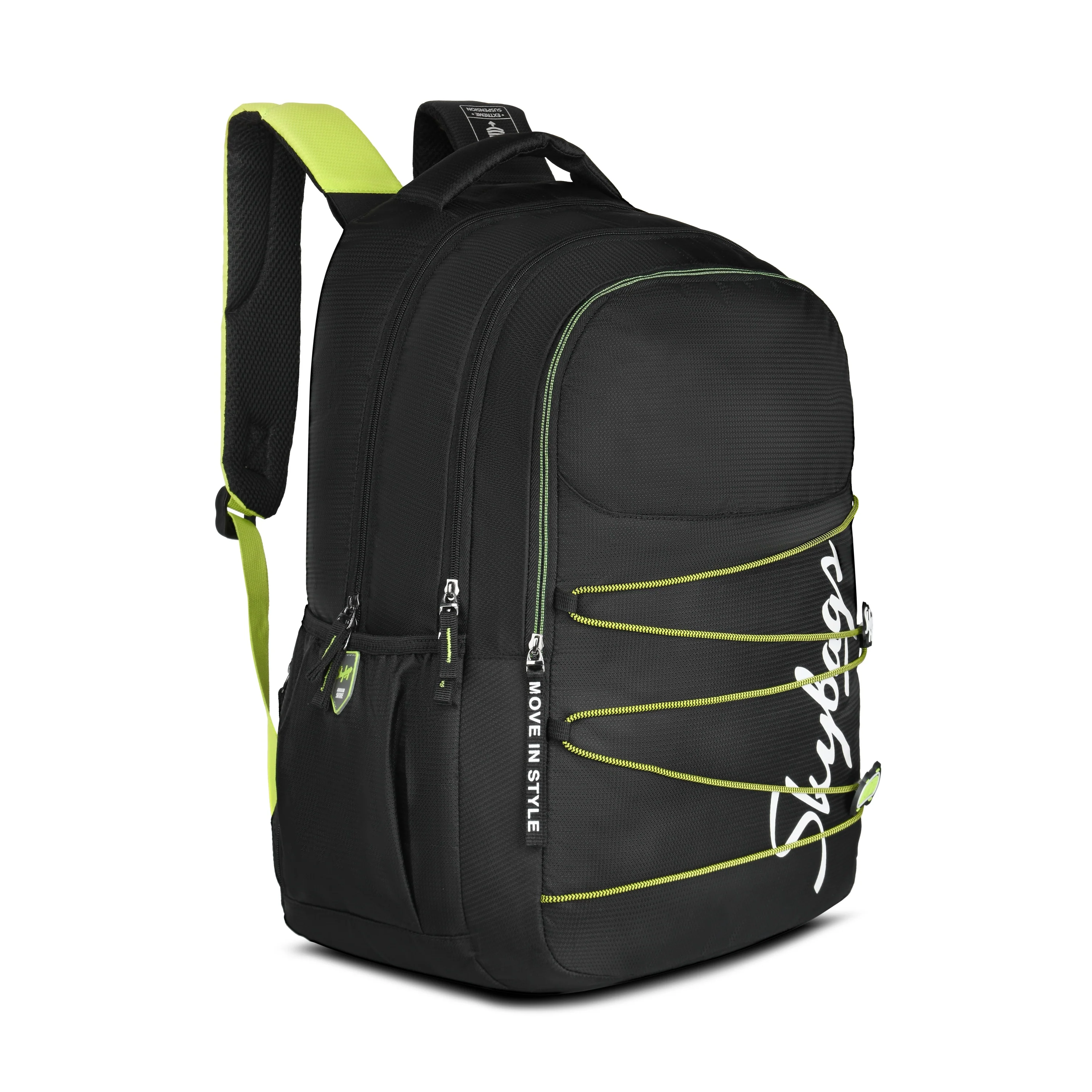 Skybags MAZE PRO 03 SCHOOL BACKPACK BLACK - Image 2