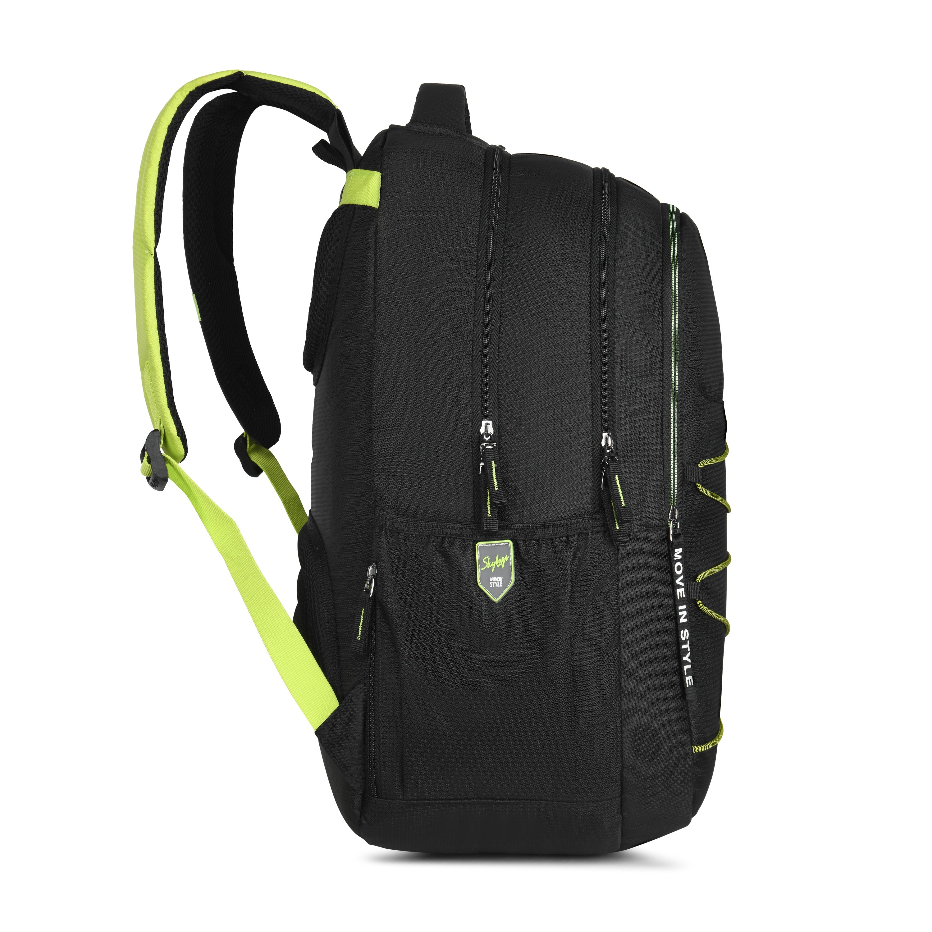 Skybags MAZE PRO 03 SCHOOL BACKPACK BLACK - Image 4