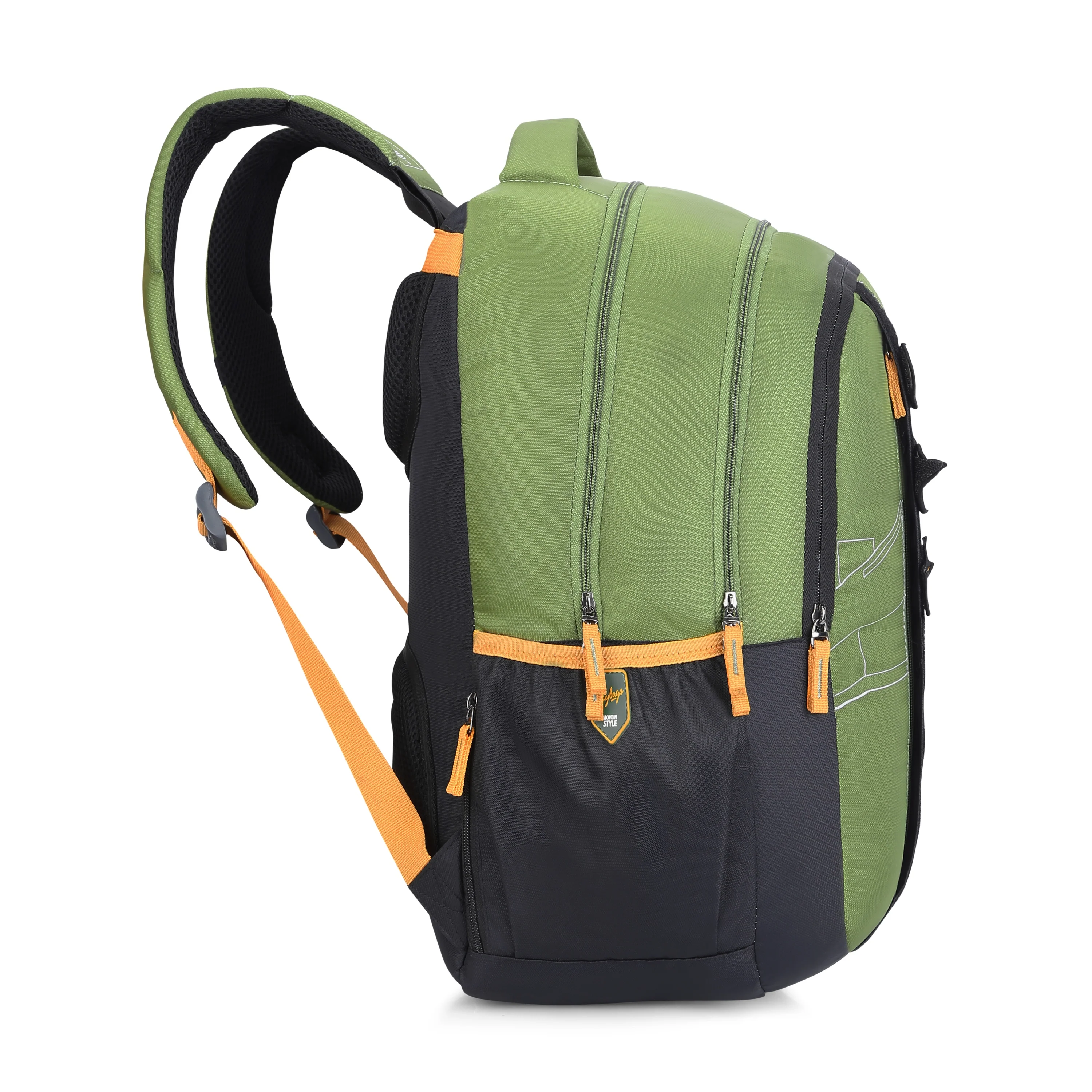 Skybags MAZE PRO 05 SCHOOL BACKPACK GREEN BLACK - Image 5