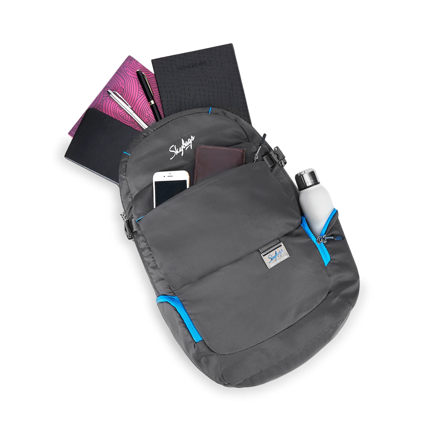 Skybags NETWORK PRO LAPTOP BACKPACK GREY - Image 8