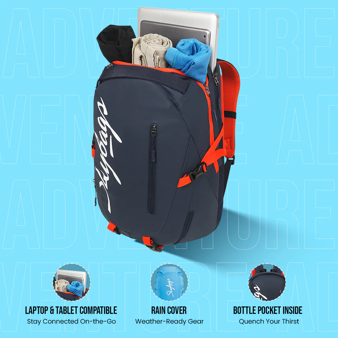 Skybags NEW AETHER 32 LAPTOP WEEKENDER (E) BLUE - Image 5