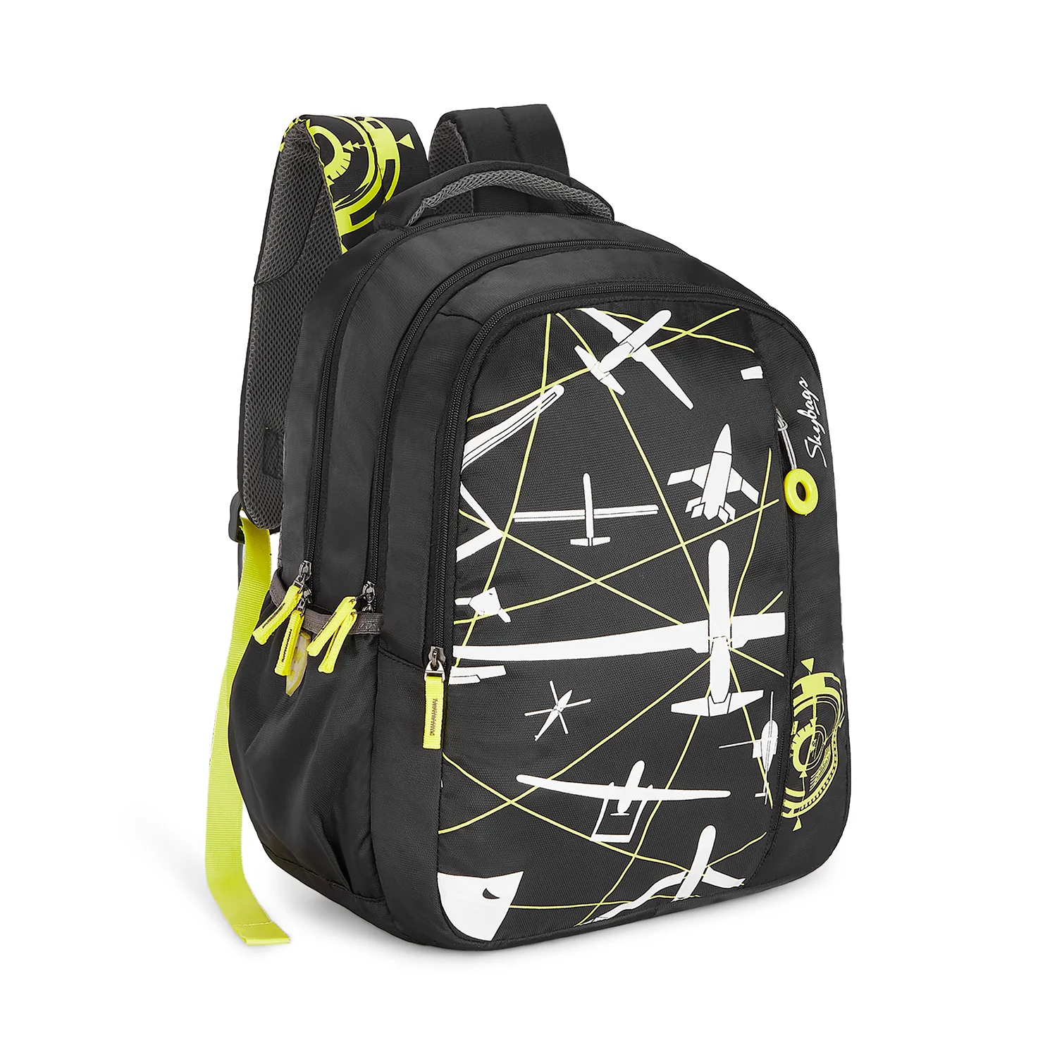 Skybags New Neon 22 04 School Backpack Black - Image 2