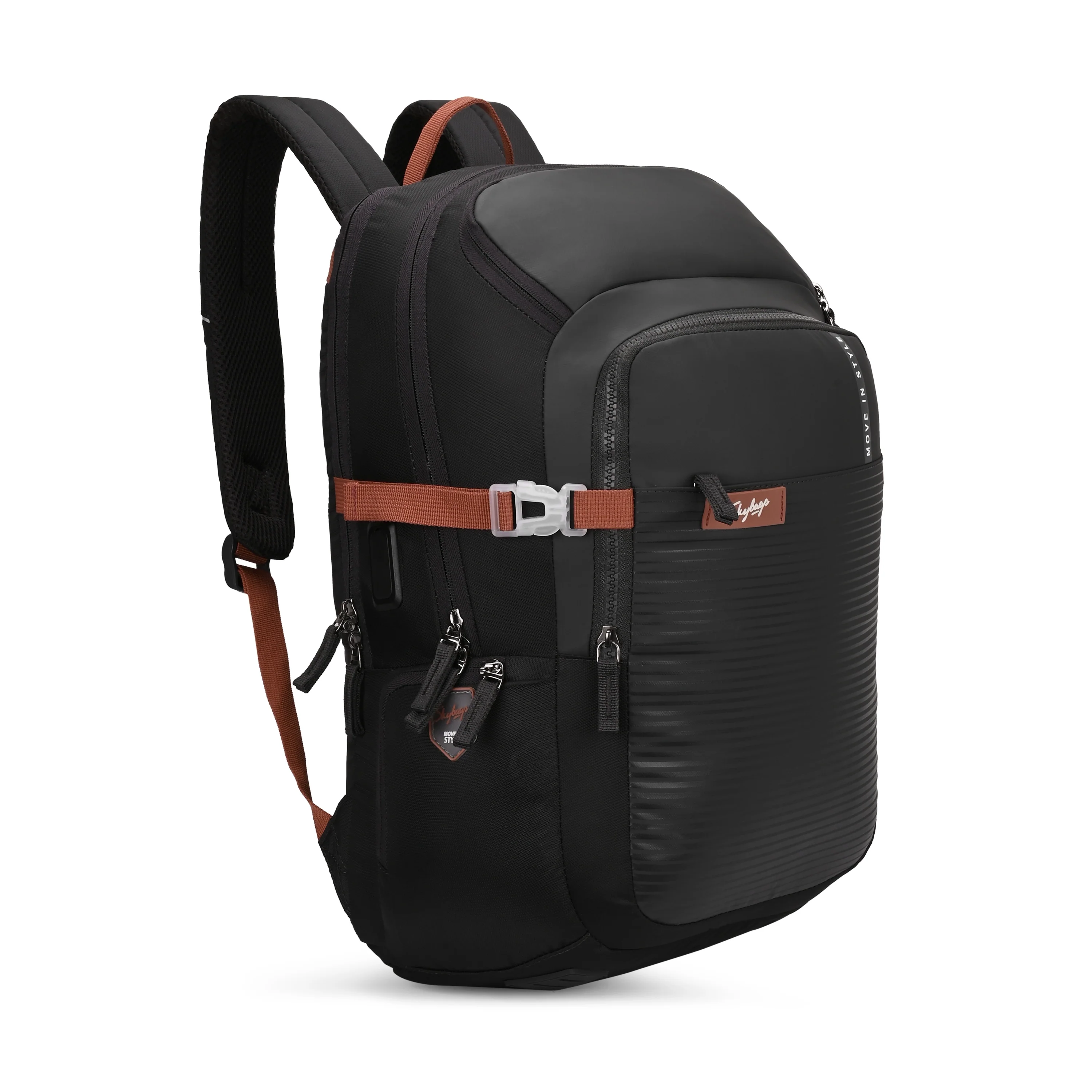 Skybags PROTECH LAPTOP BACKPACK 01 GREY - Image 2