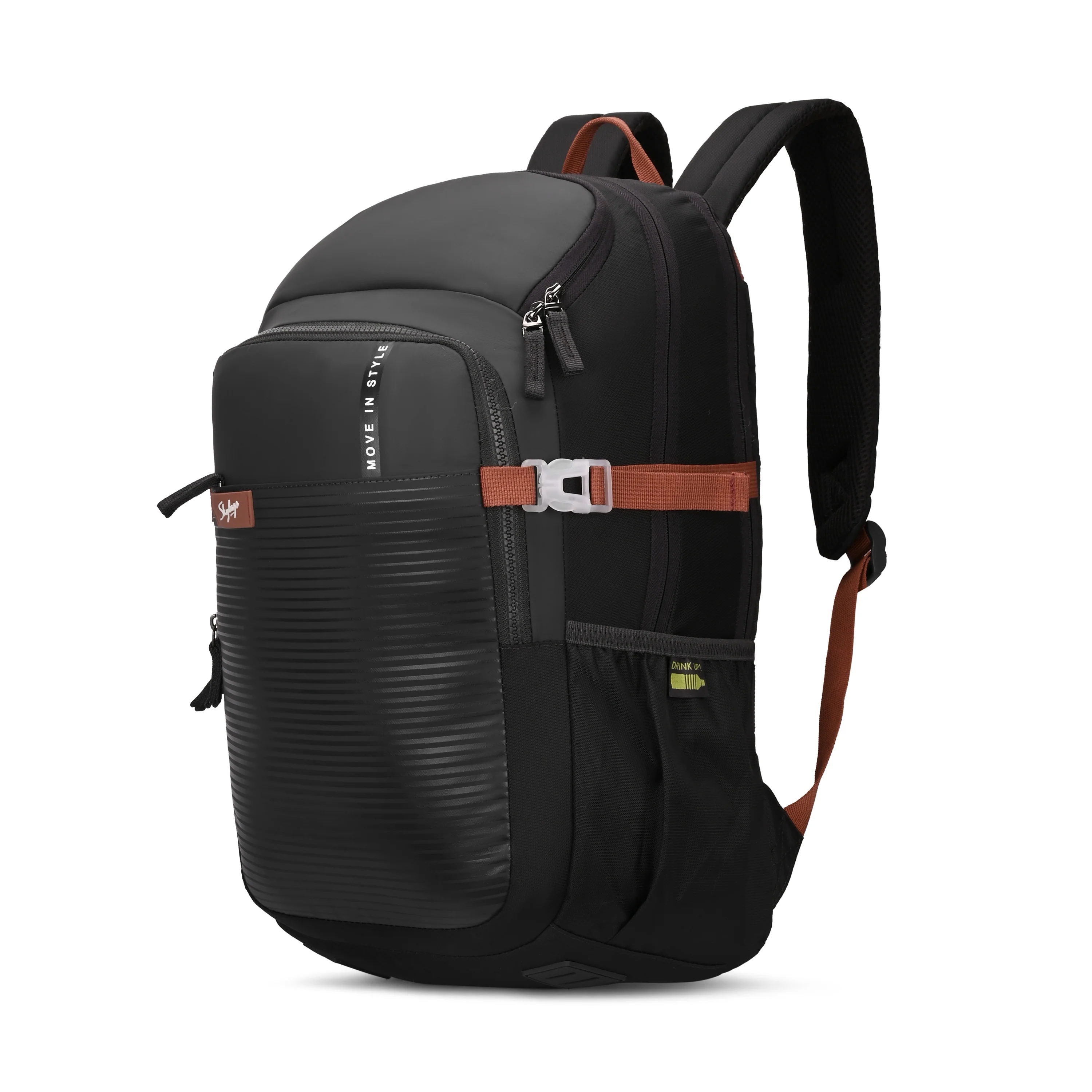Skybags PROTECH LAPTOP BACKPACK 01 GREY - Image 3