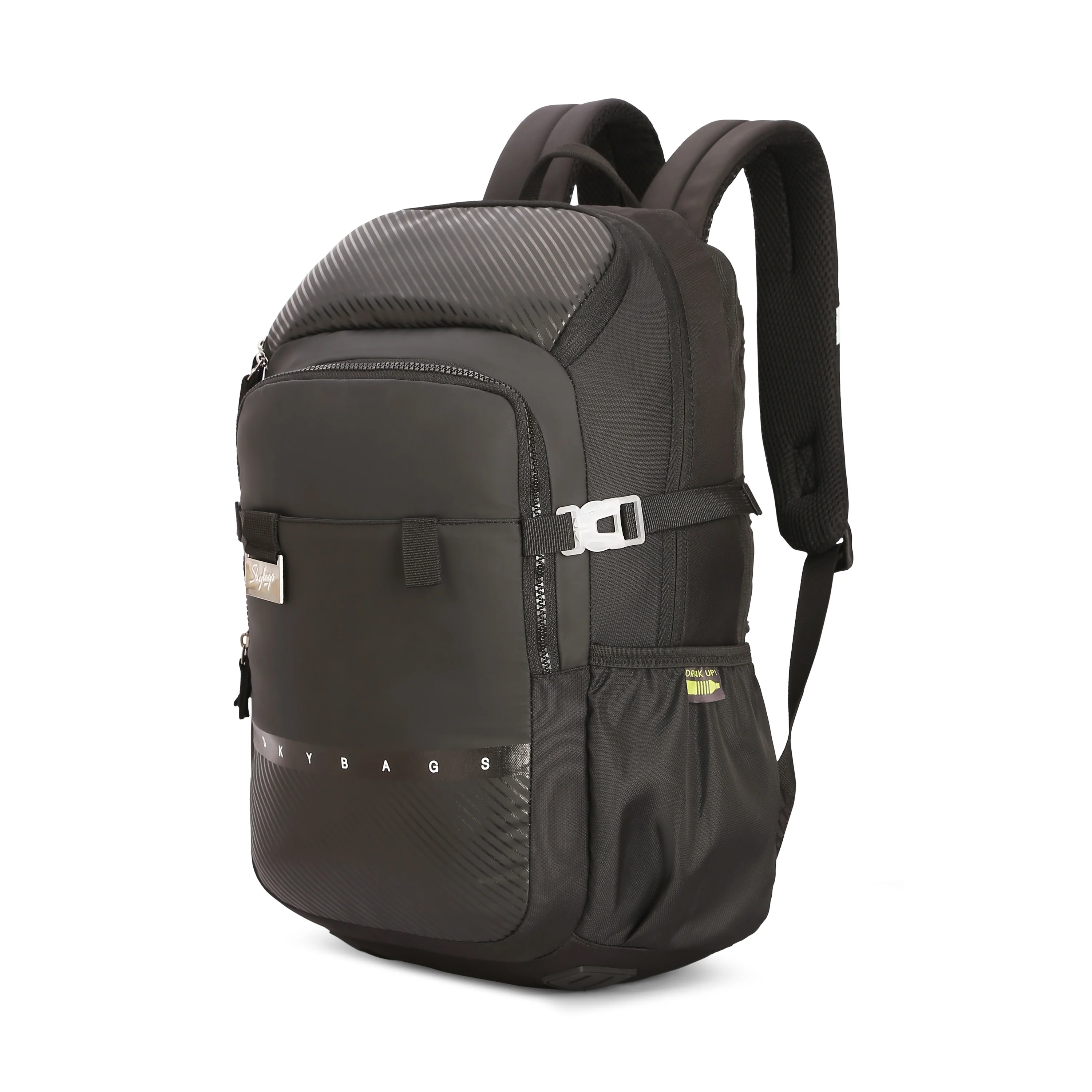Skybags PROTECH LAPTOP BACKPACK 02 BLACK - Image 3