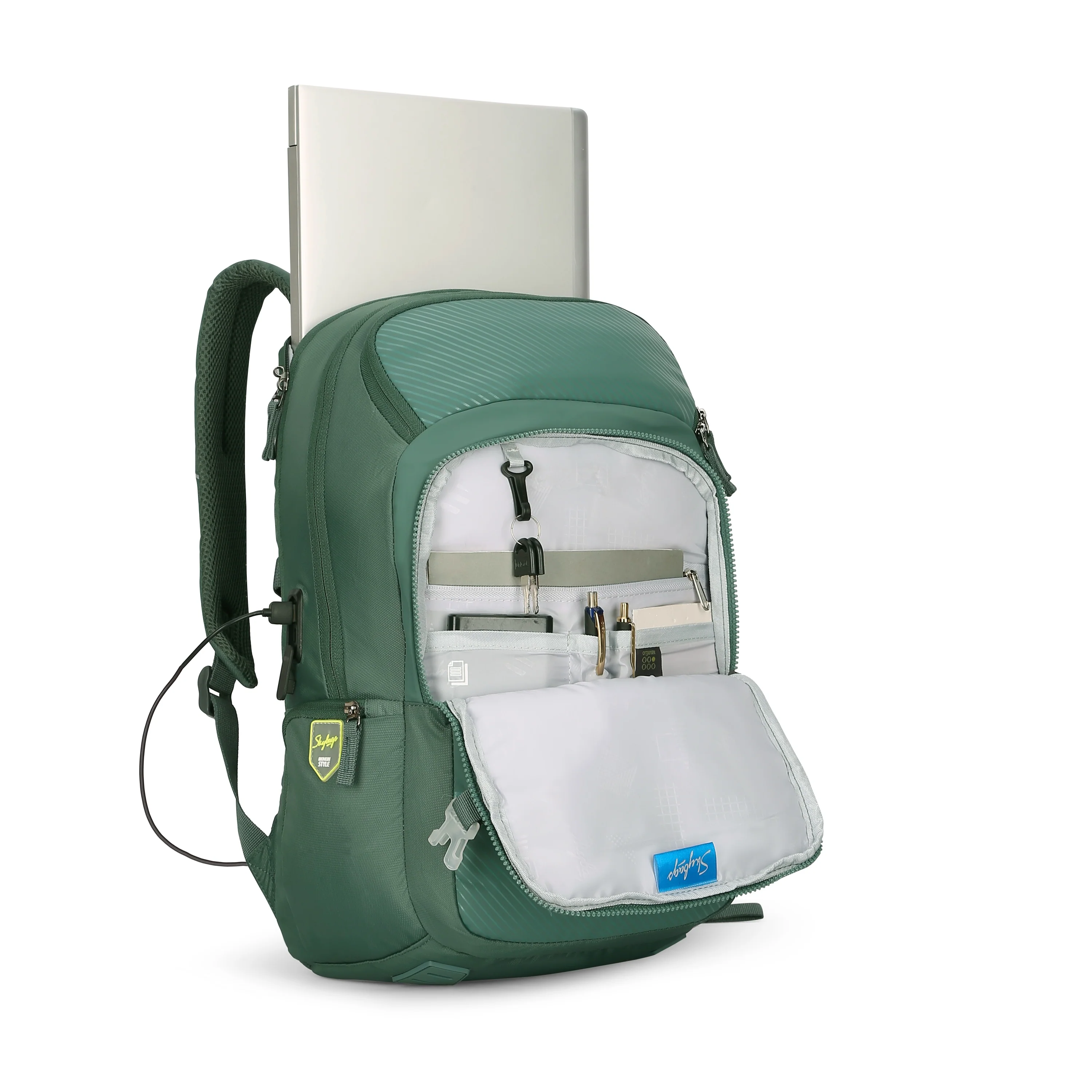 Skybags PROTECH LAPTOP BACKPACK 02 TEAL - Image 8